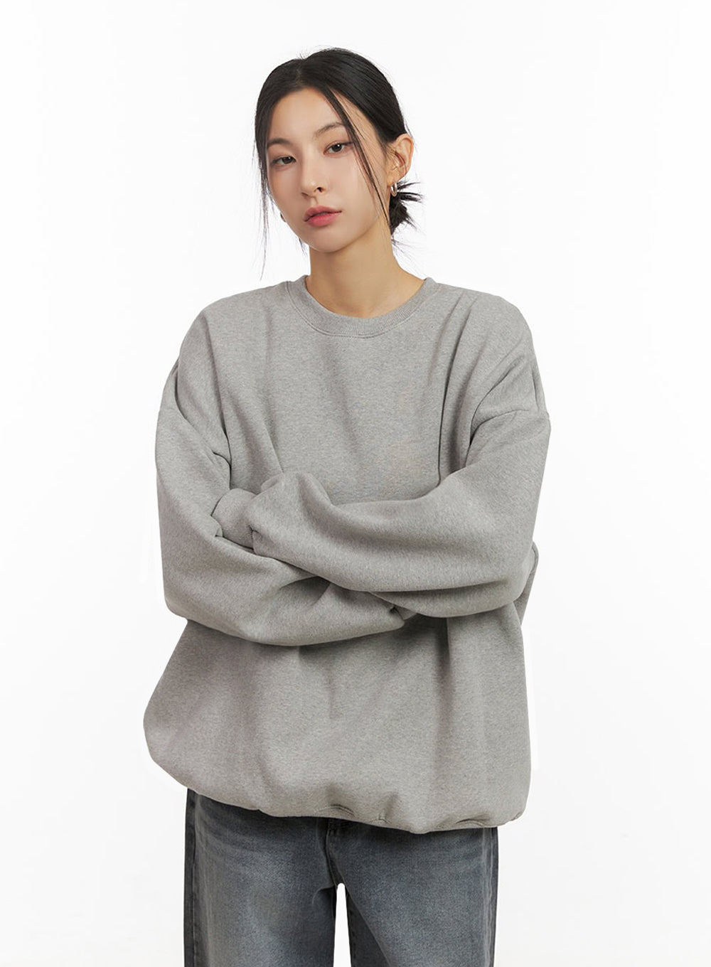 Classic Oversized Crew Neck IJ503