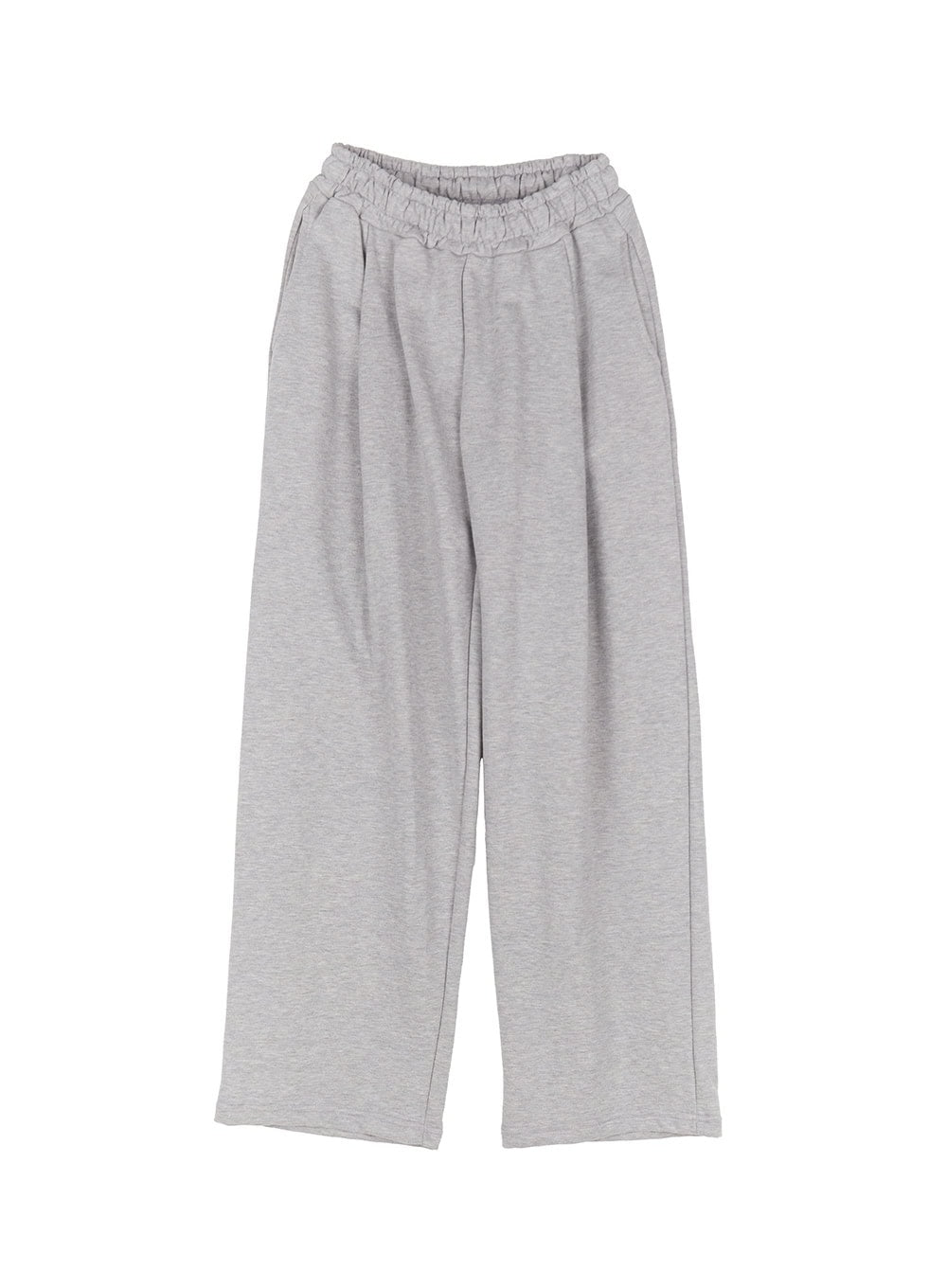 Pintuck Wide-Leg Sweatpants IU509
