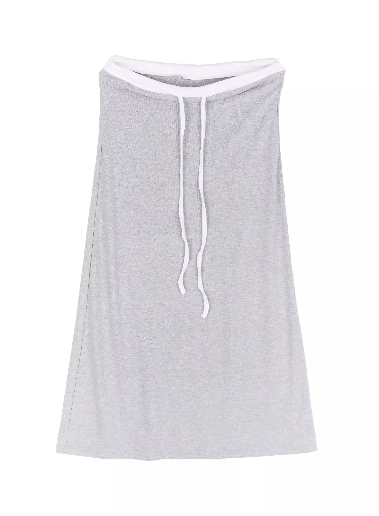 Two-Tone Comfy Maxi Skirt IU523