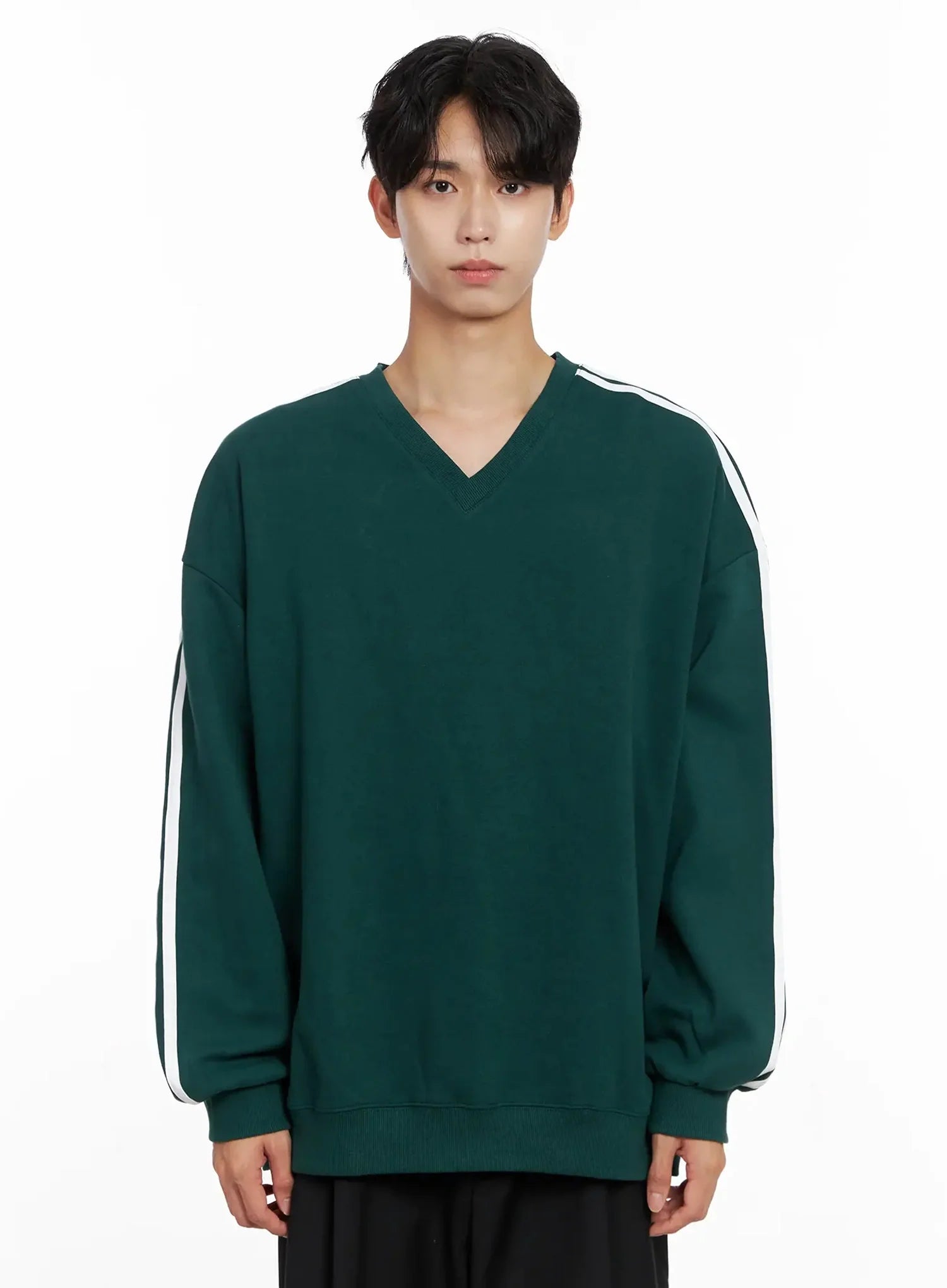 Men's V-Neck Track Sweatshirt IO516