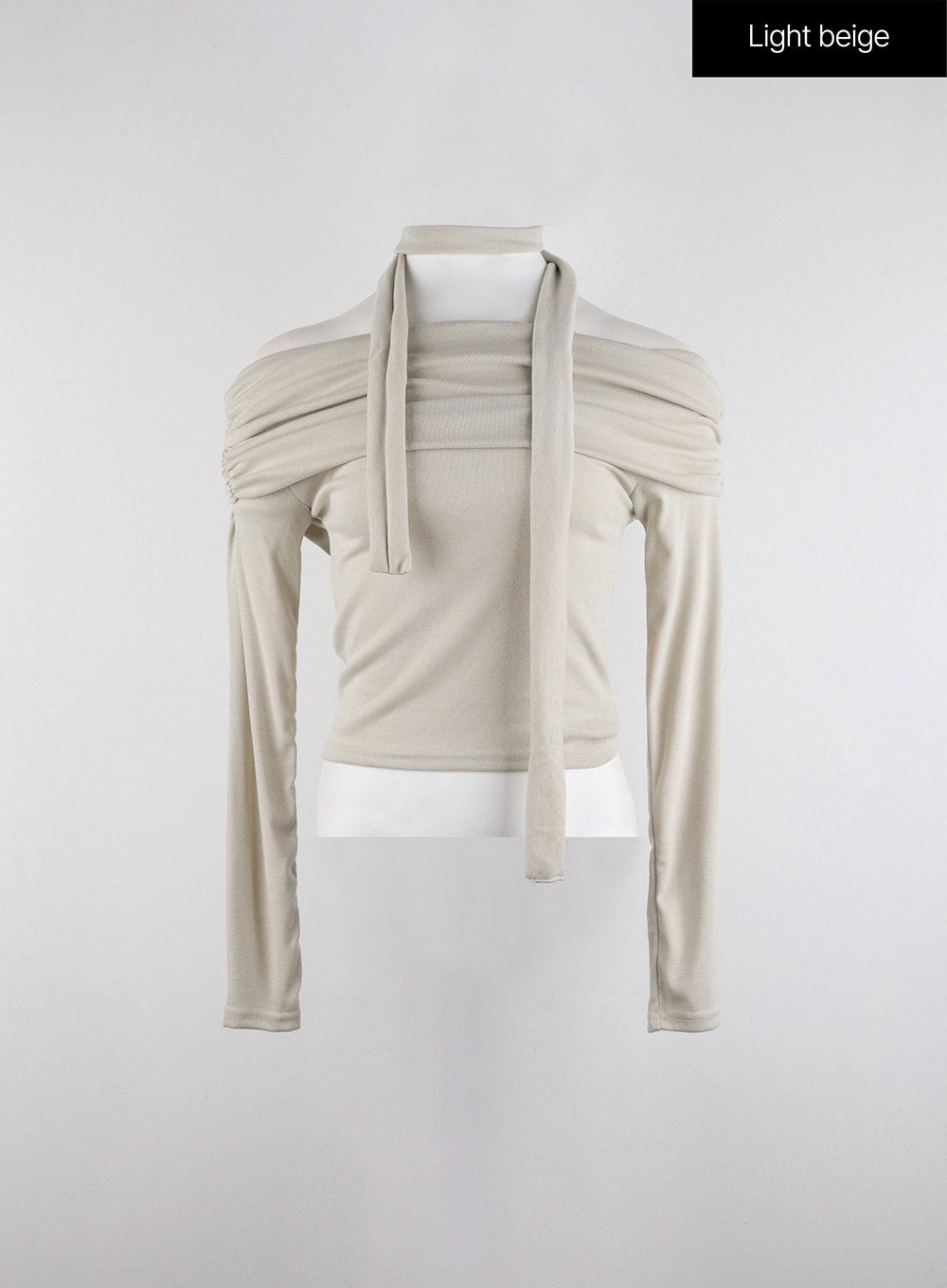 Off Shoulder Top and Scarf Set ID315