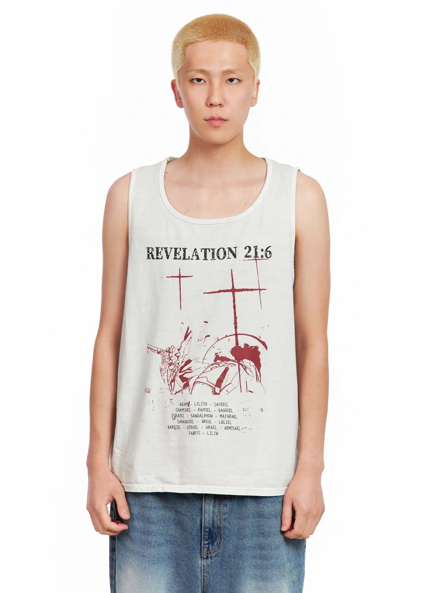 Men's Graphic Sleeveless Top IL511