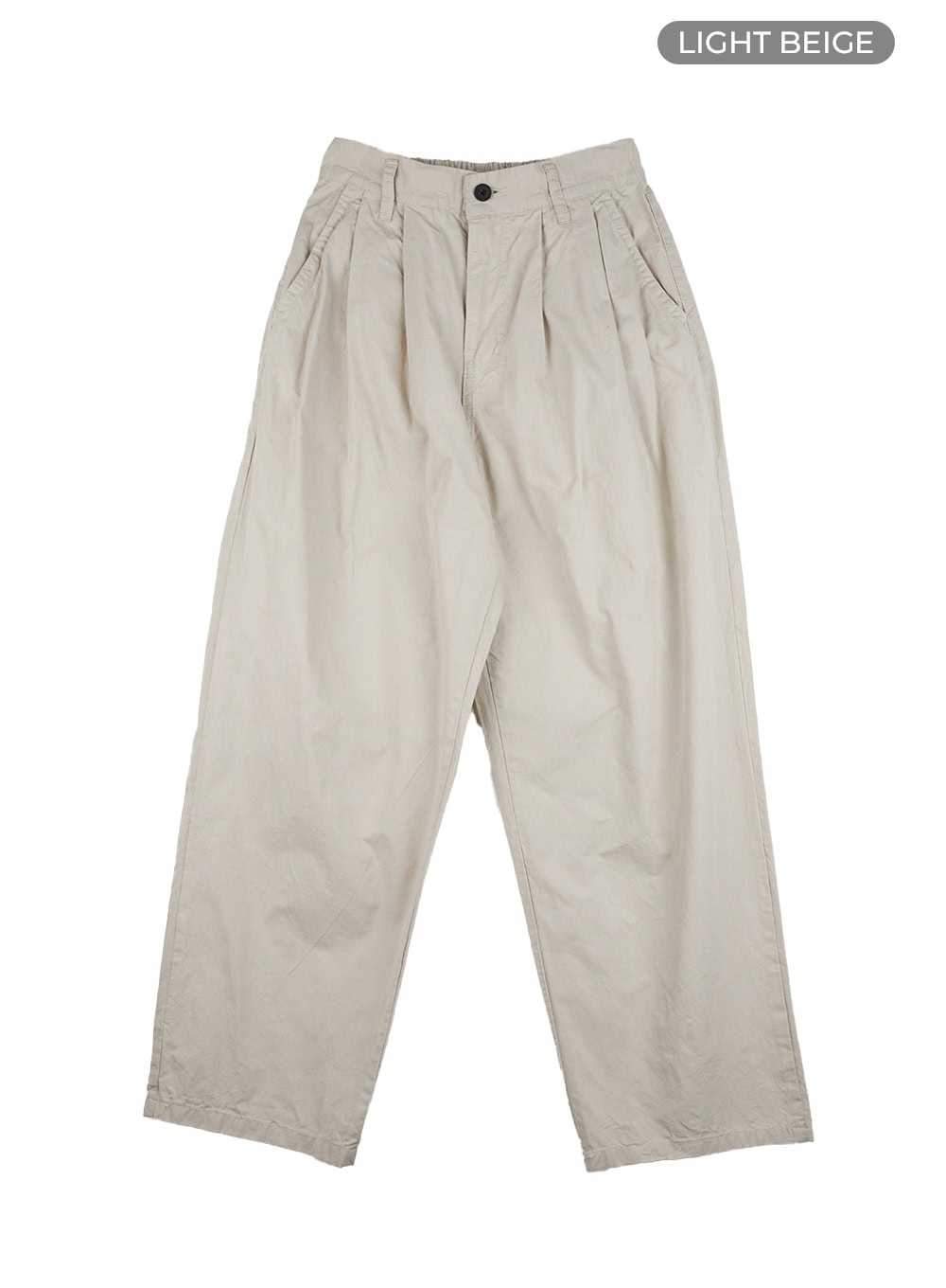Men's Pintuck Wide Fit Cotton Pants IG402
