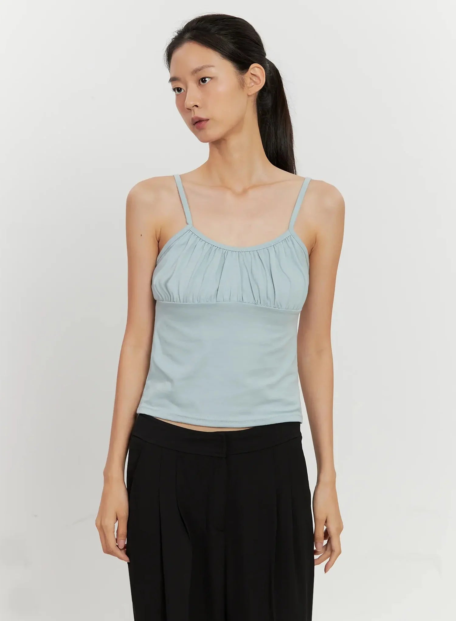 Classic Shirred Cami Top IL528