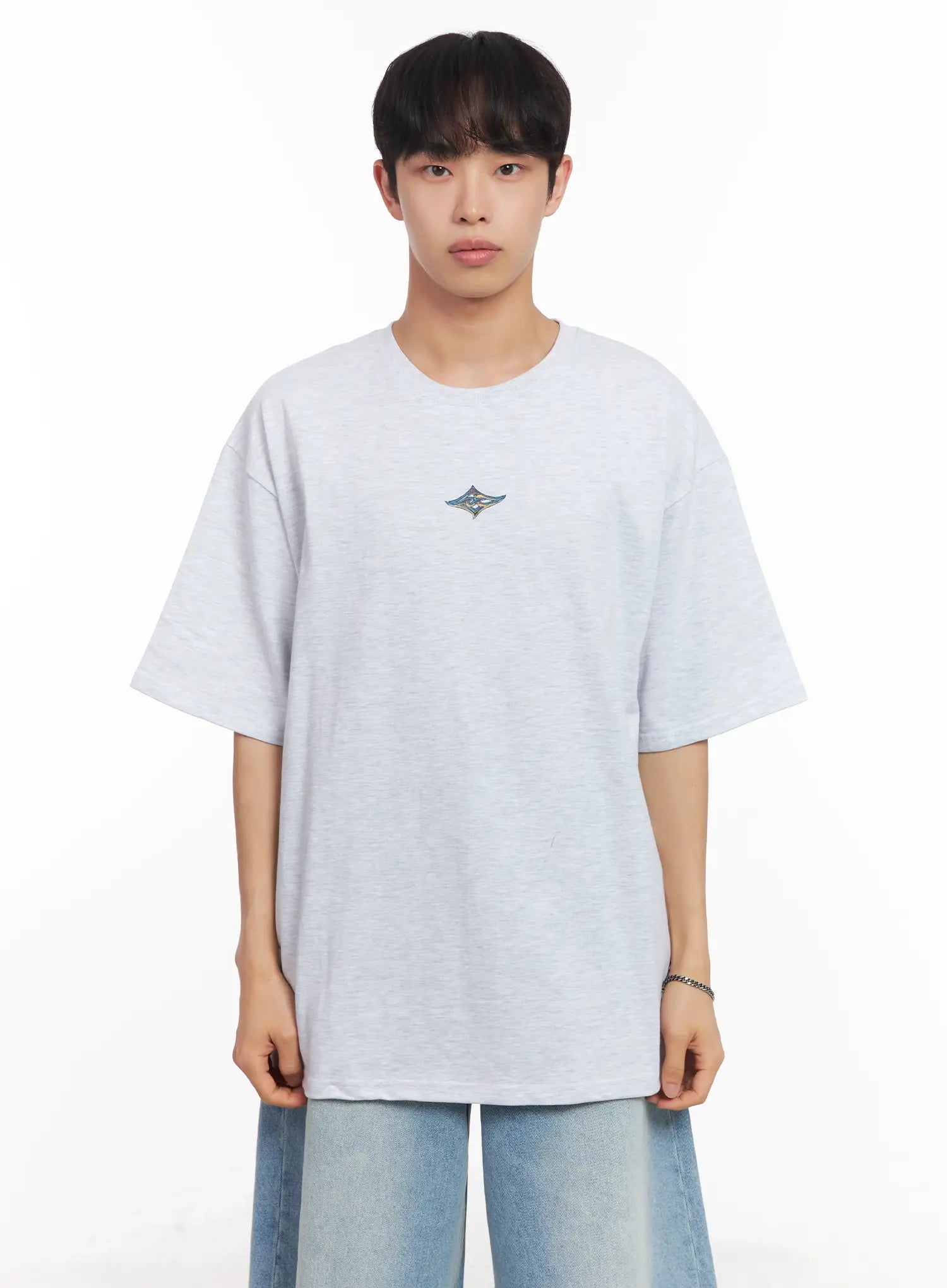 Men's Small Graphic Oversize Tee IU518