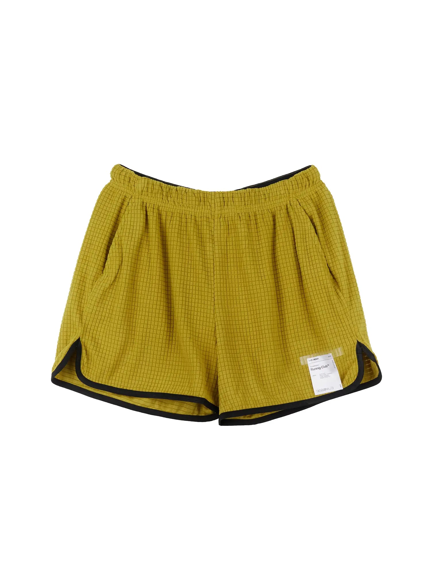 Men's Textured Label Detail Shorts US502