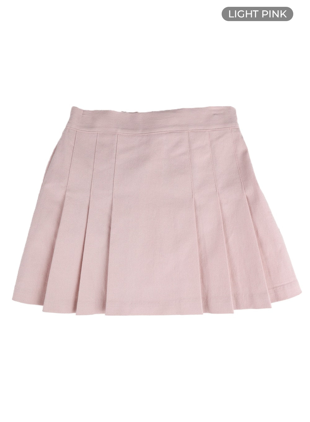 Cotton Pleated Mini Skirt IM406