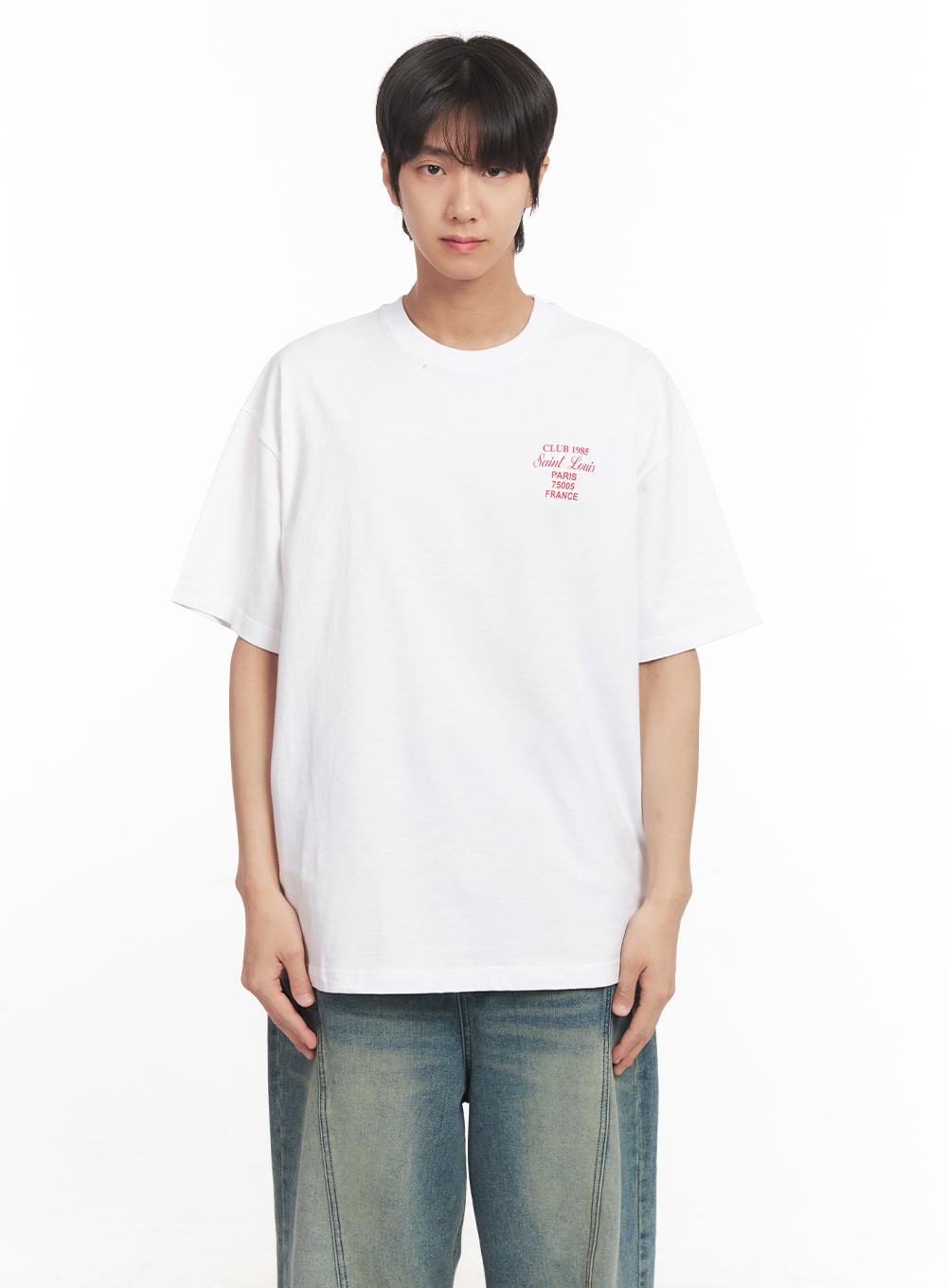 Men's Graphic Oversized T-Shirt IA511
