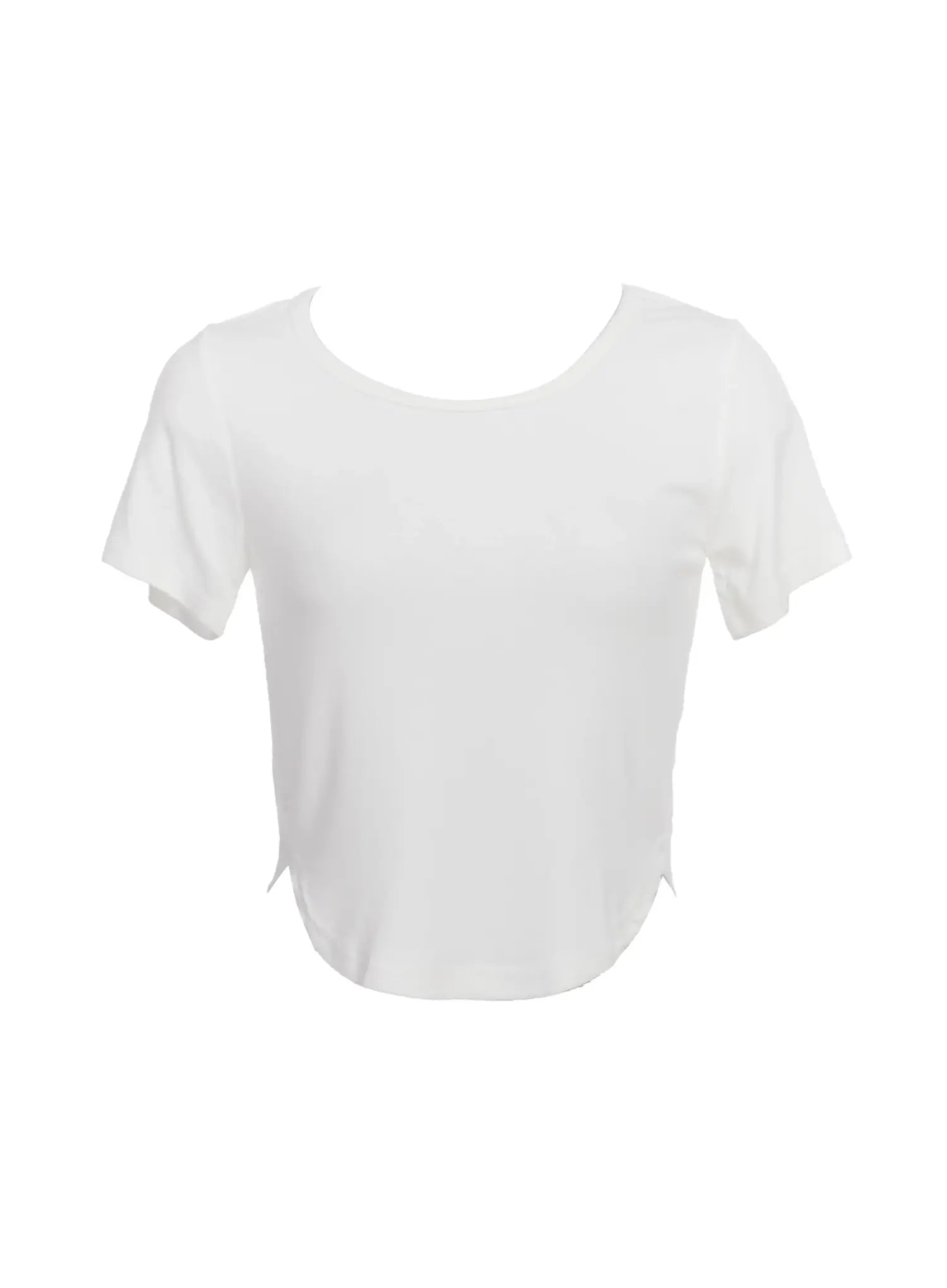 Essential Cropped Round-Neck Tee IC503