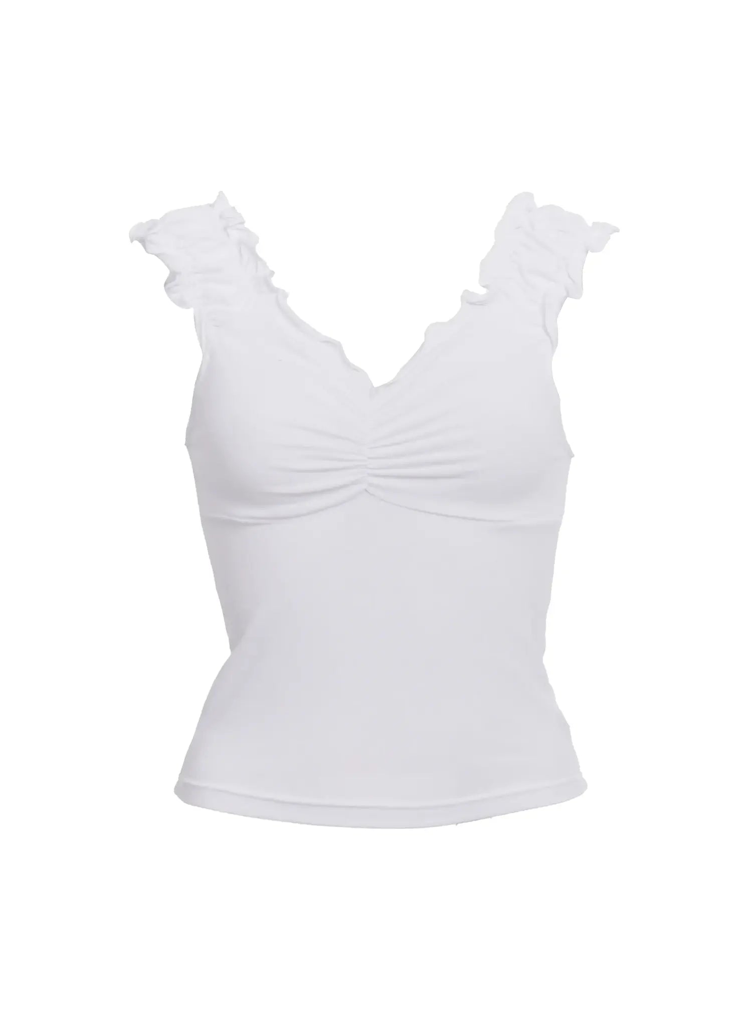 Shirred Frill Tank  IC503