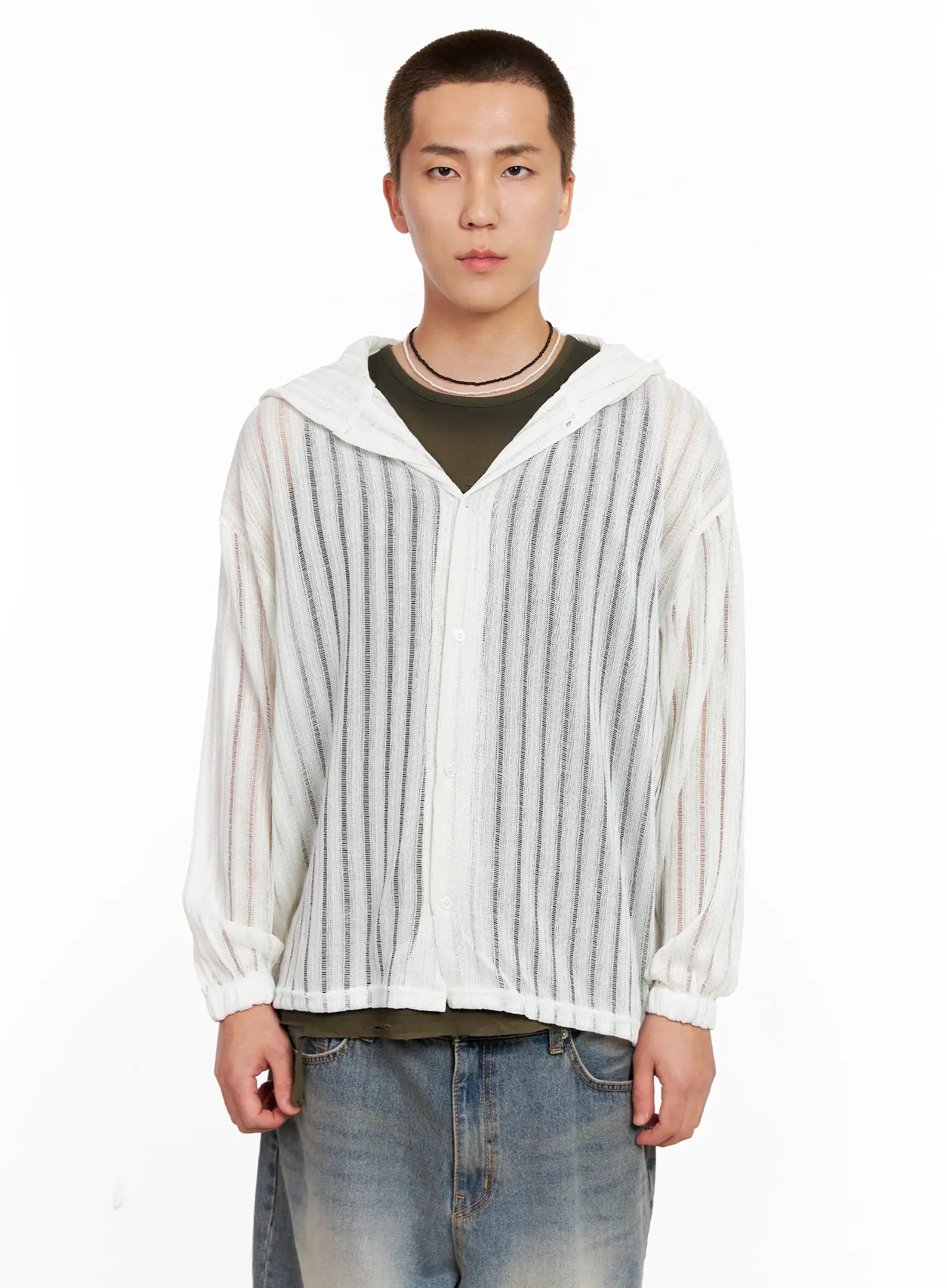 Men's Ribbed Knit Sweater IG511