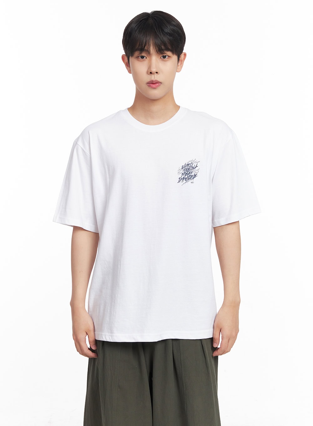 Men's Graffiti Print T-Shirt IY520