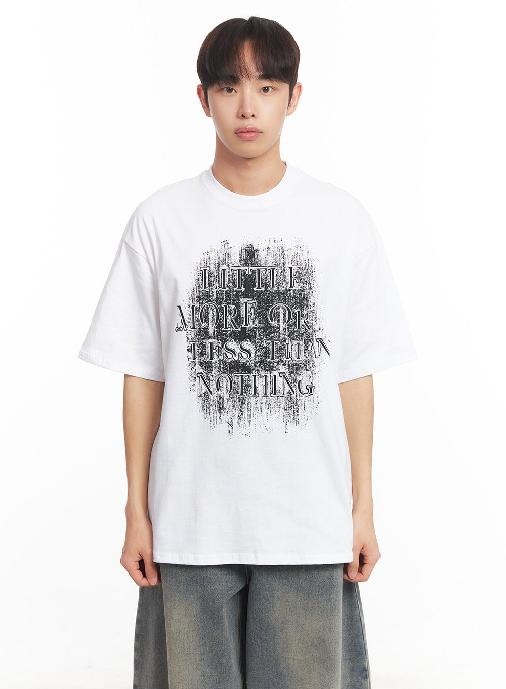 Men's Round Neck Graphic Shirt  IA521