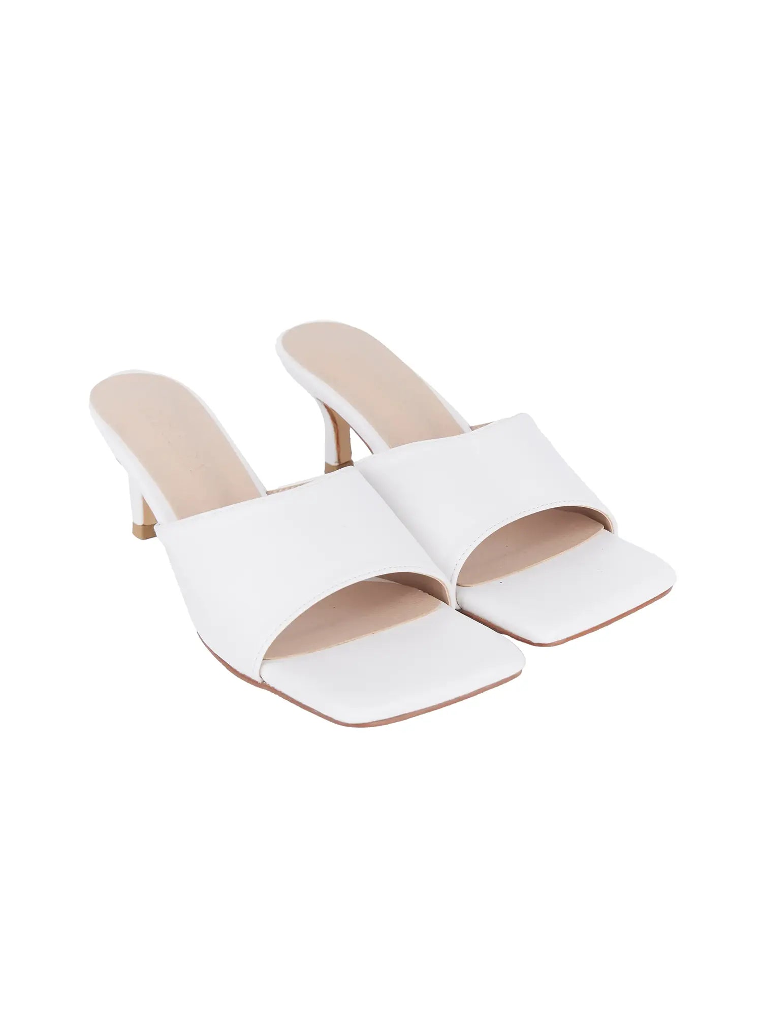 Square-Toe Mule Sandals IS516