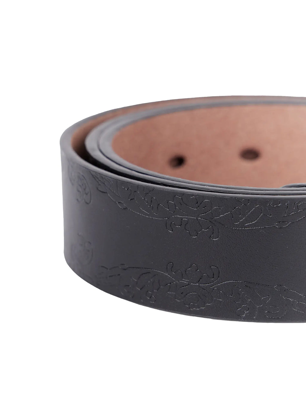 Square Buckle Faux Leather Belt IS525