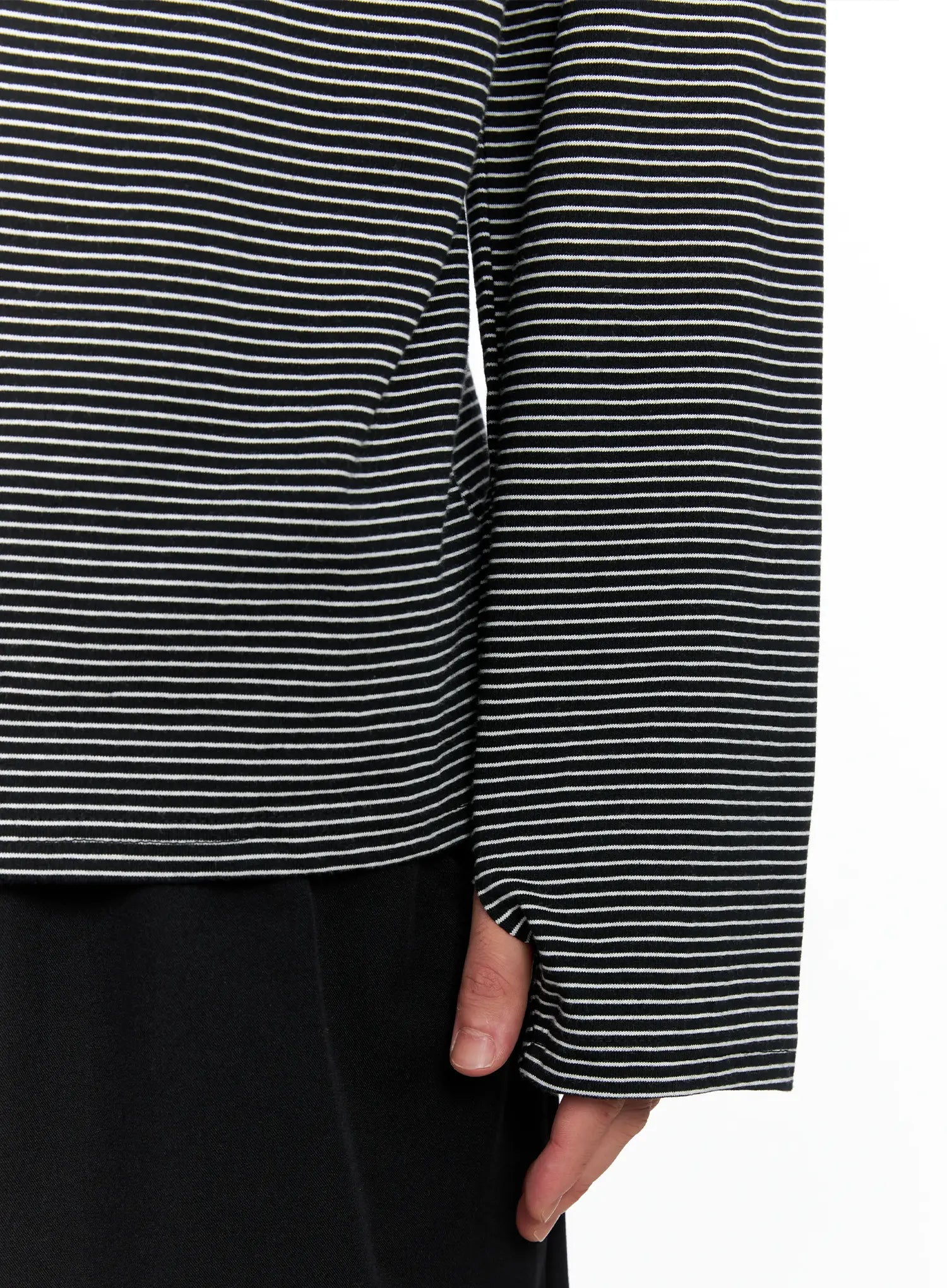 Men's Striped Long Sleeve Hoodie IS502