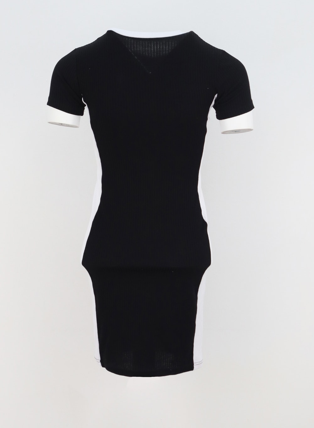 Two Color Knit Mini Dress IY318