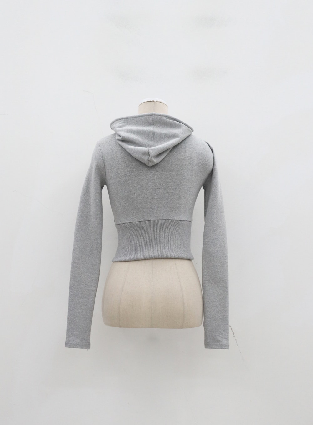 Cropped Zip-Up Hoodie IF301