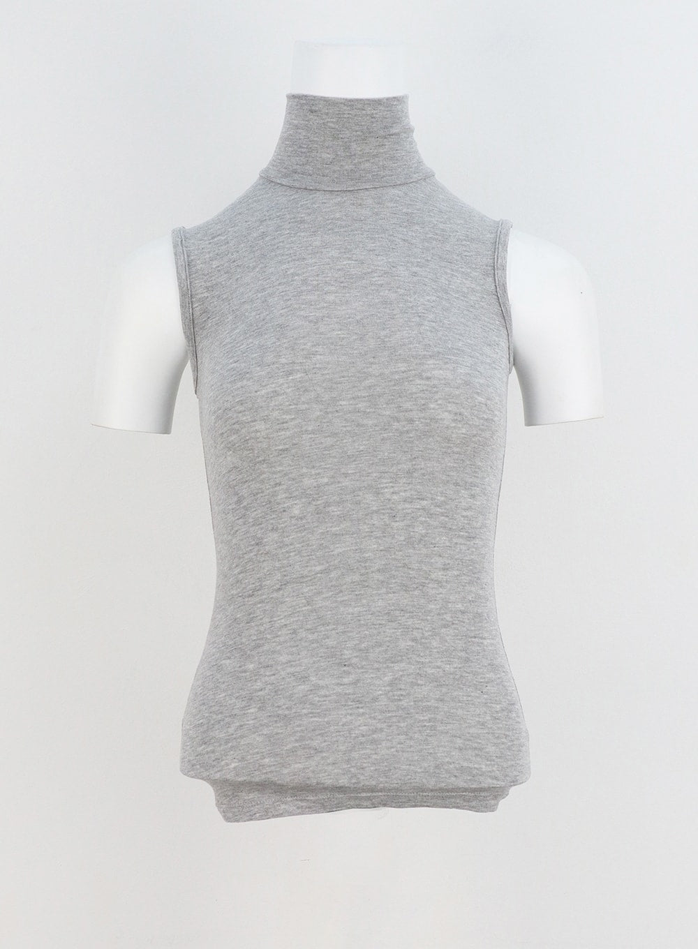 Sleeveless Mesh Turtleneck IY326