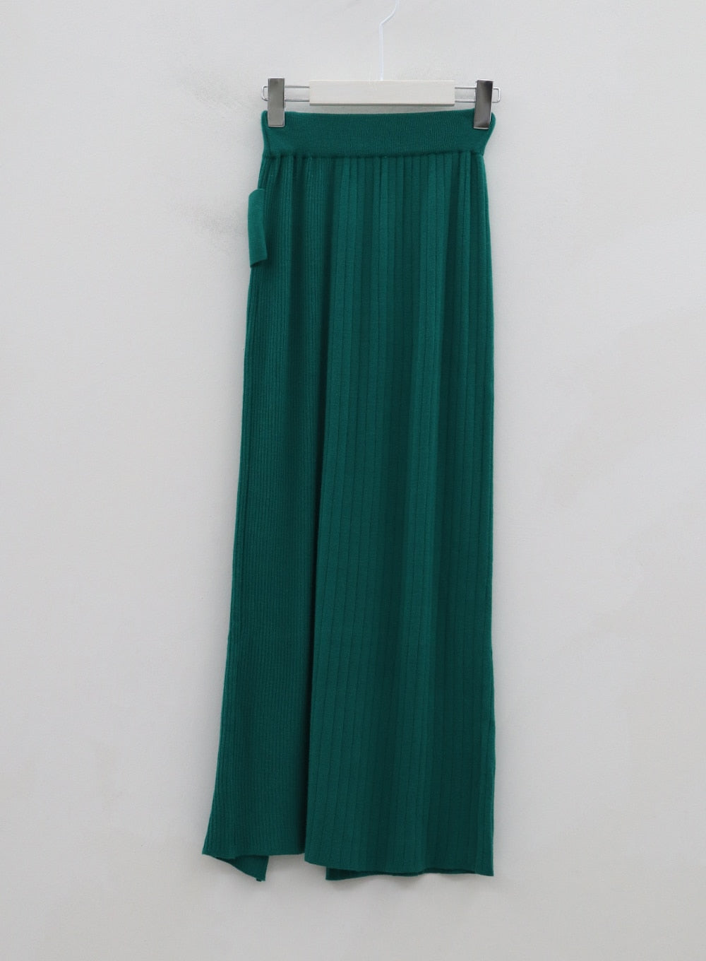 Bending Slit H-Line Long Skirt IS15