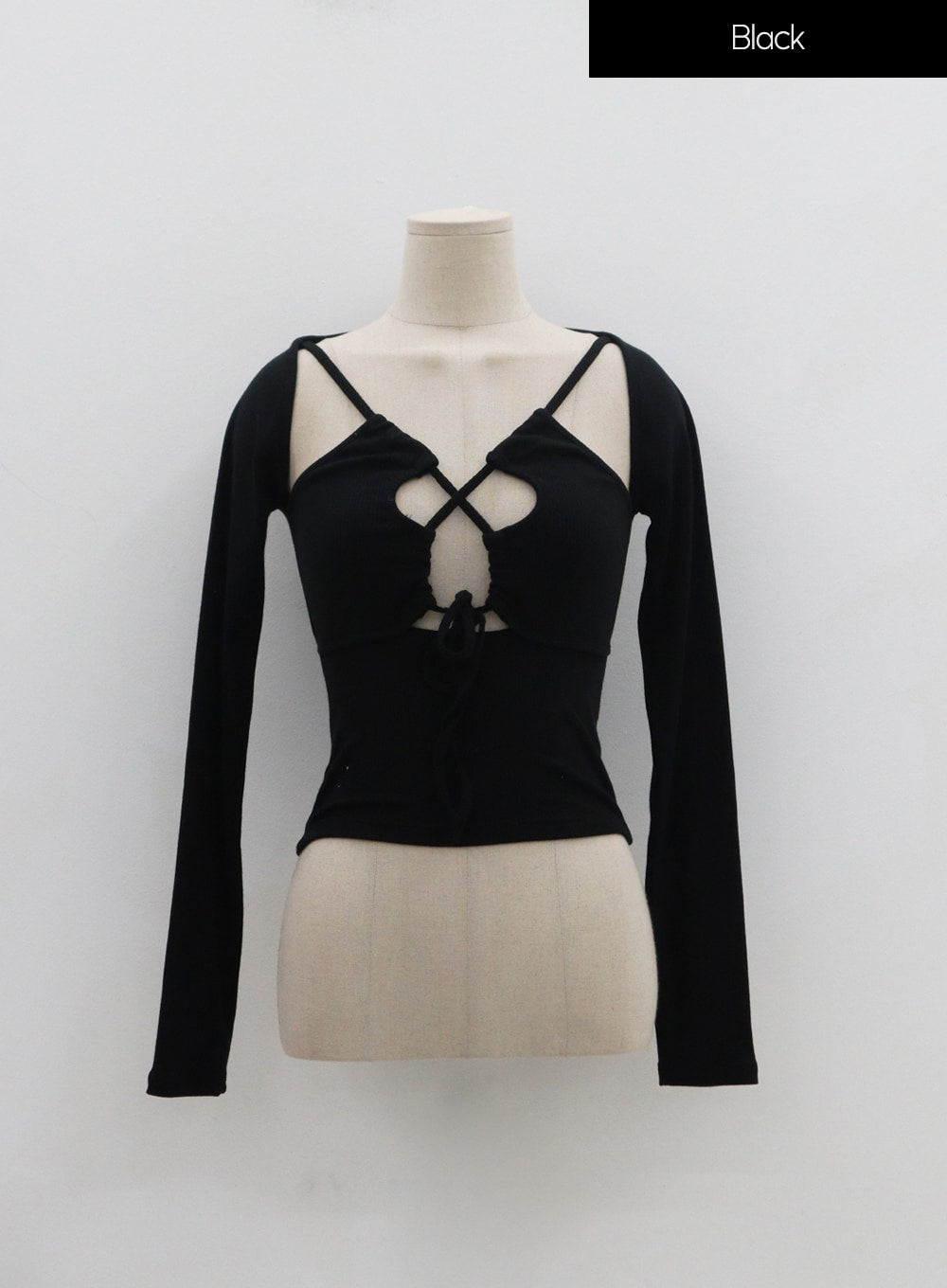 Sexy Front Cross String Crop Top IN22