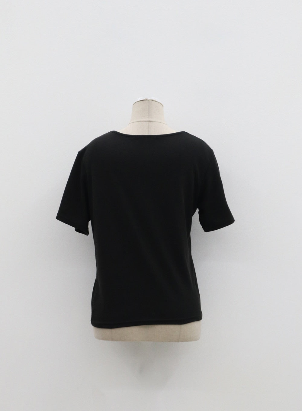 Plus Square Neck Crop T-Shirt IF317