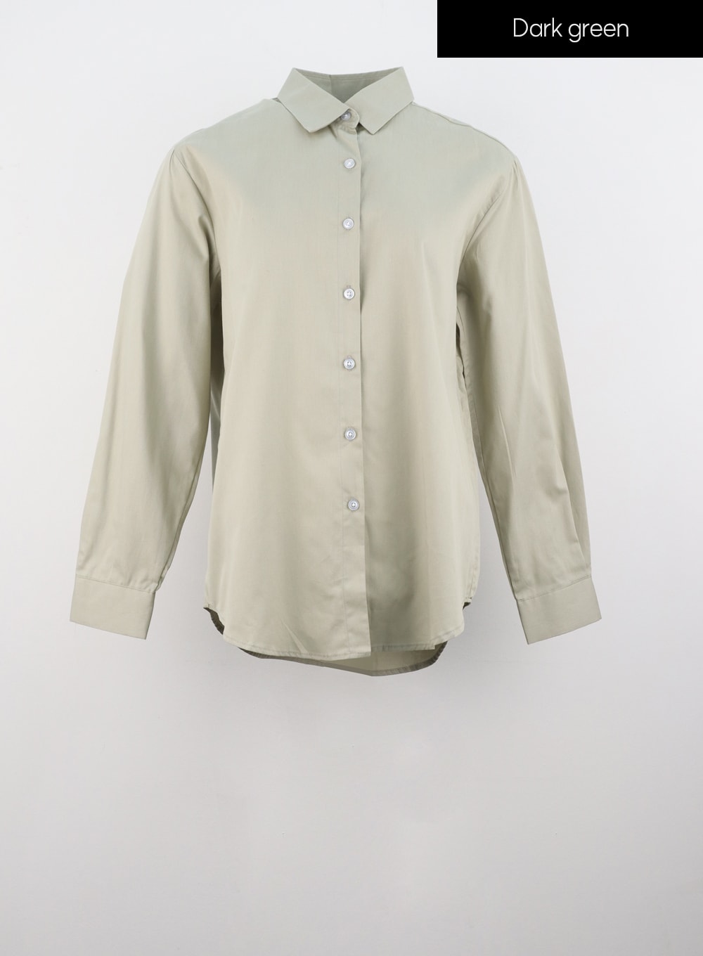 Solid Cotton Collar Shirt IS301