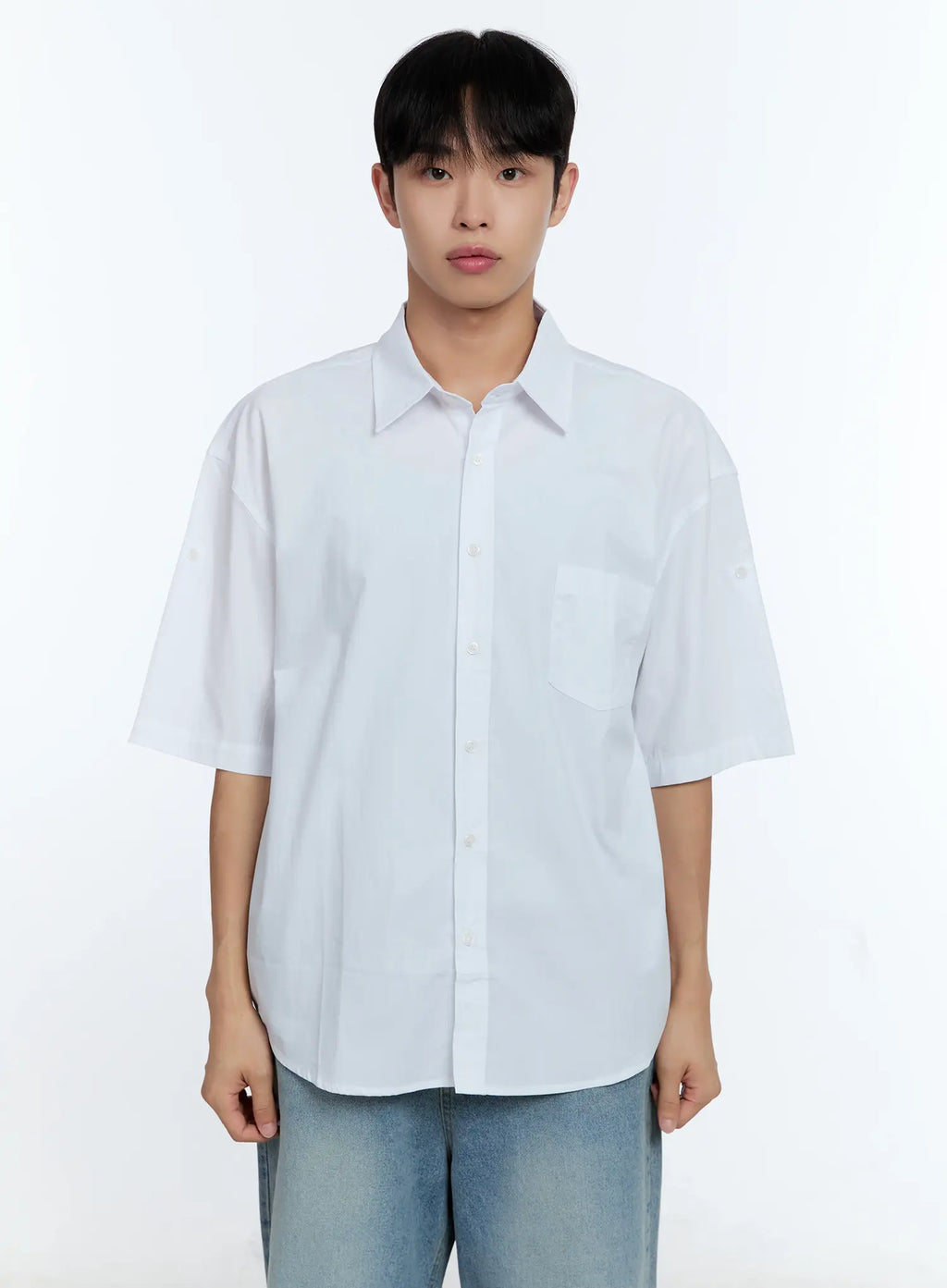 Men's Pocket Detail Short Sleeve Shirt IG519