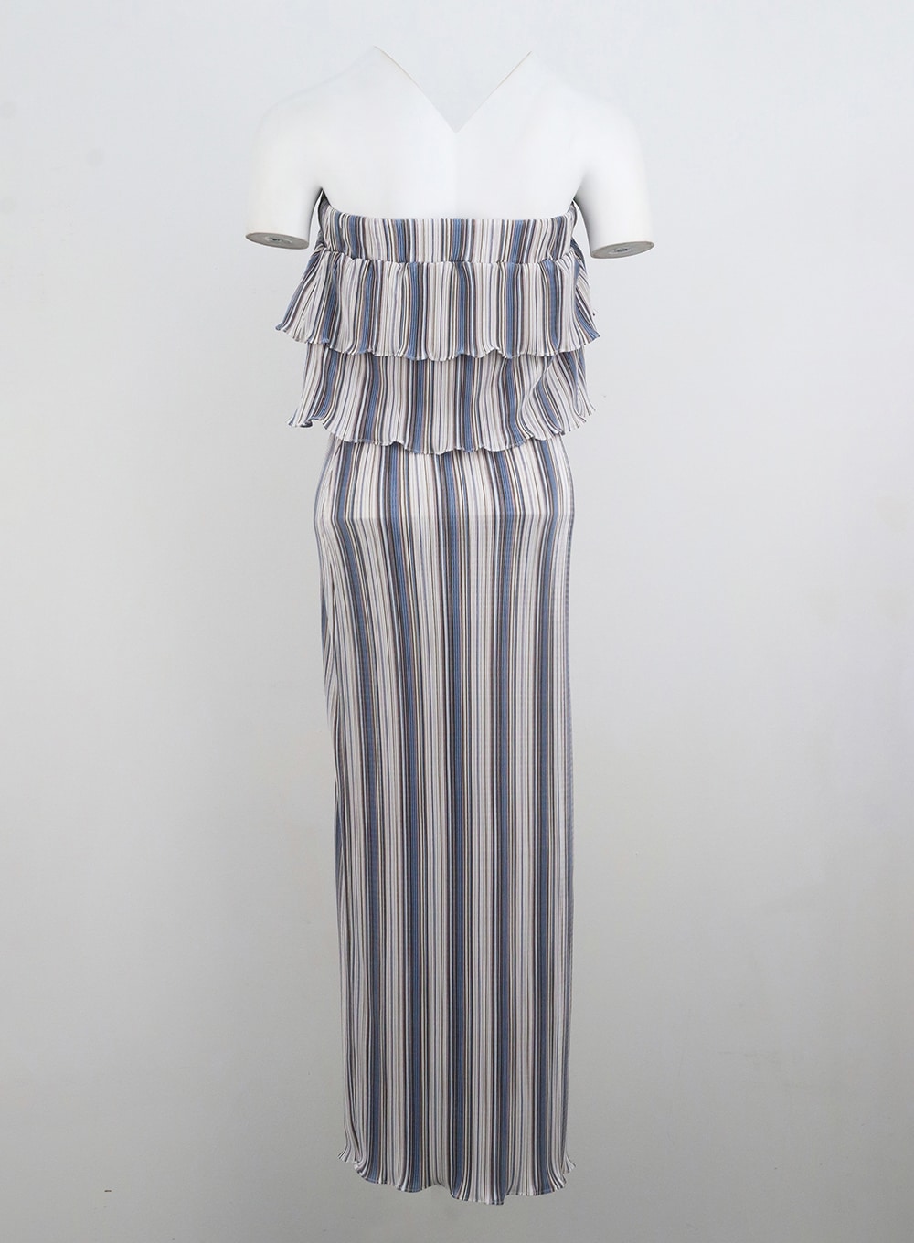 Frill Stripe Maxi Dress IL326