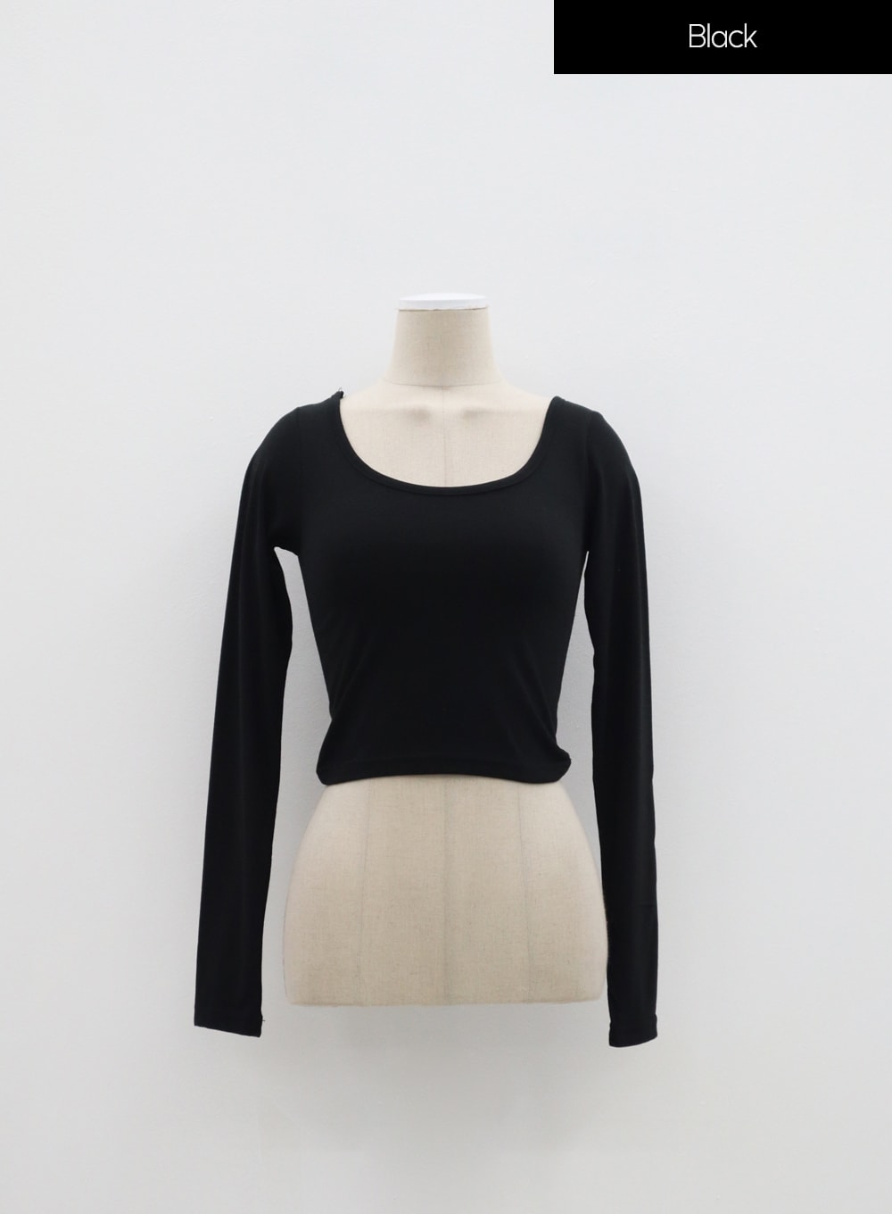 Cropped Scoop Neck Top IF315