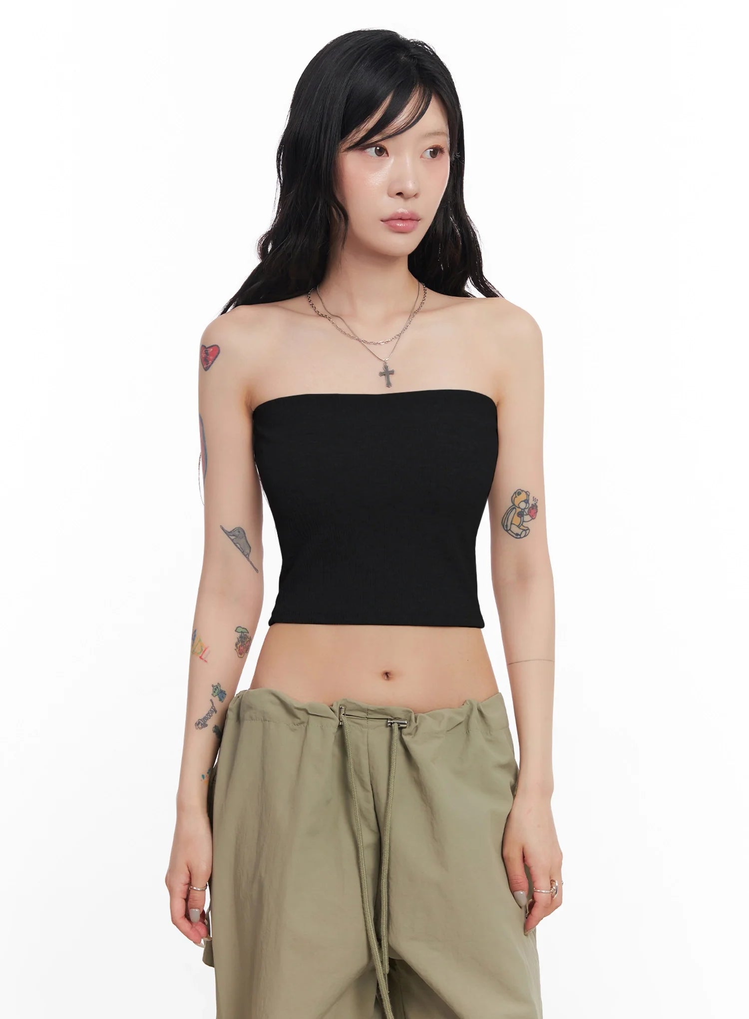 Ribbed Baby Tube Top  IC503