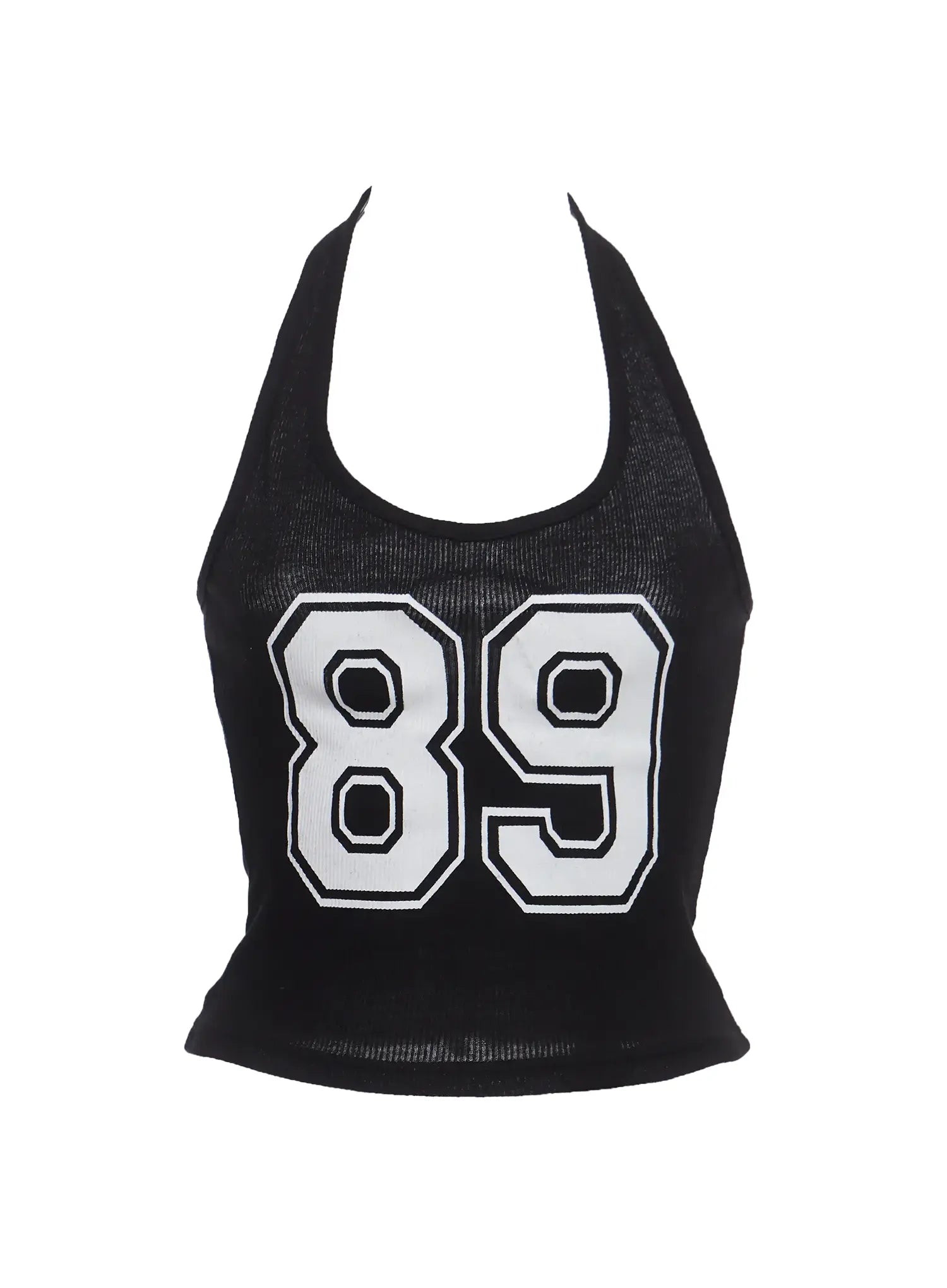 Retro Varsity Number Halter Top IC503