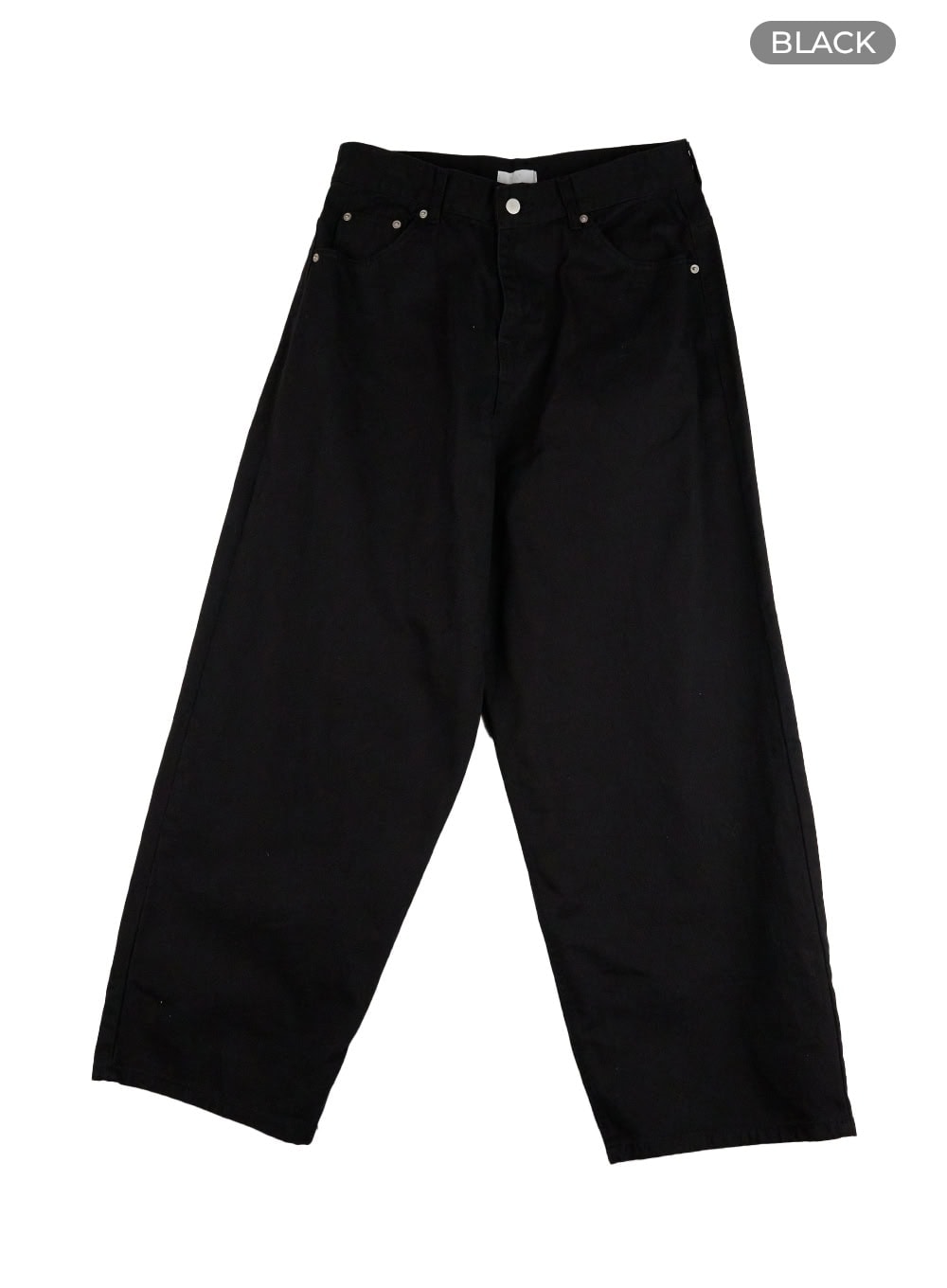 Men's Solid Cotton Baggy Pants IL404