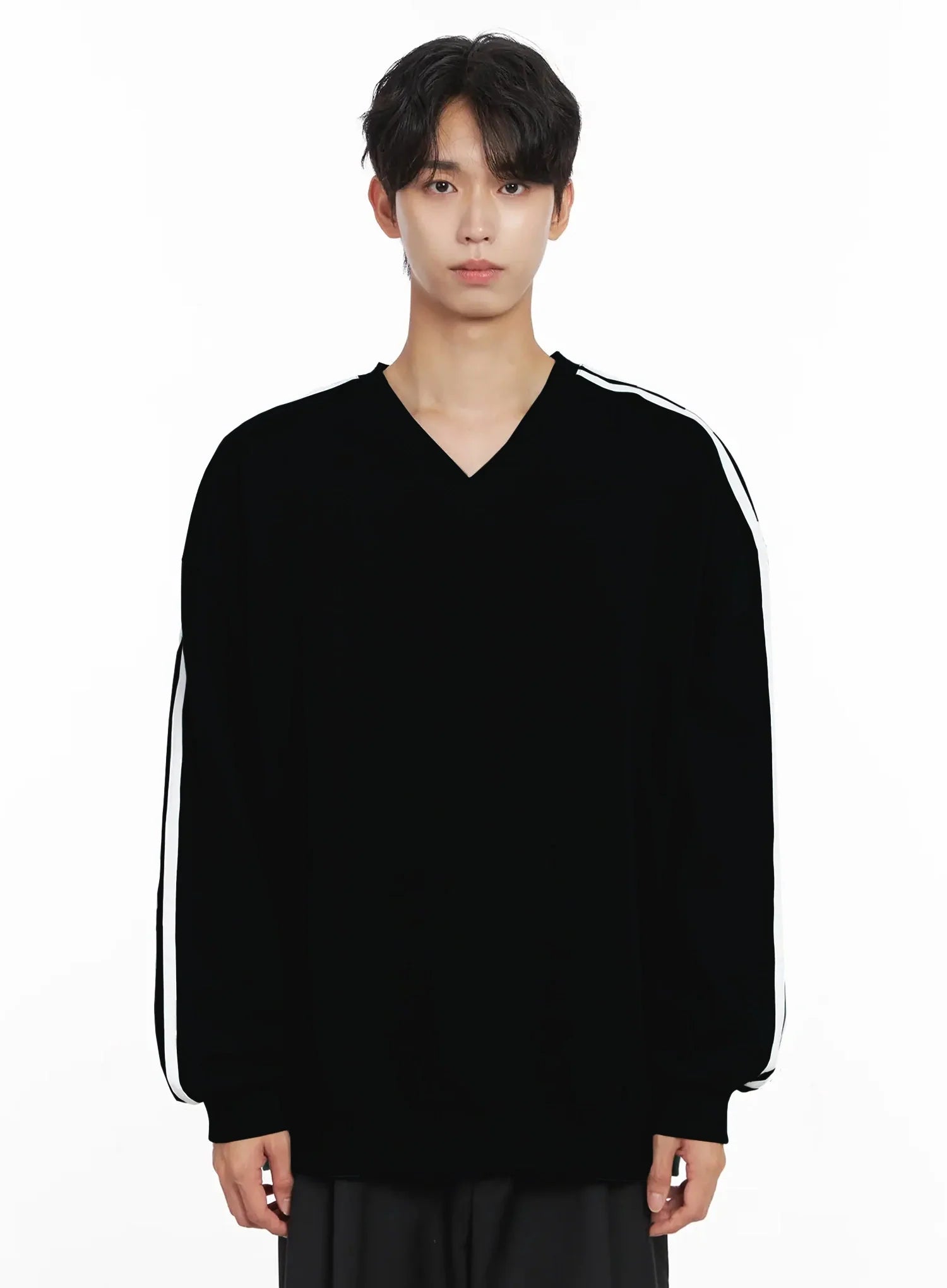 Men's V-Neck Track Sweatshirt IO516