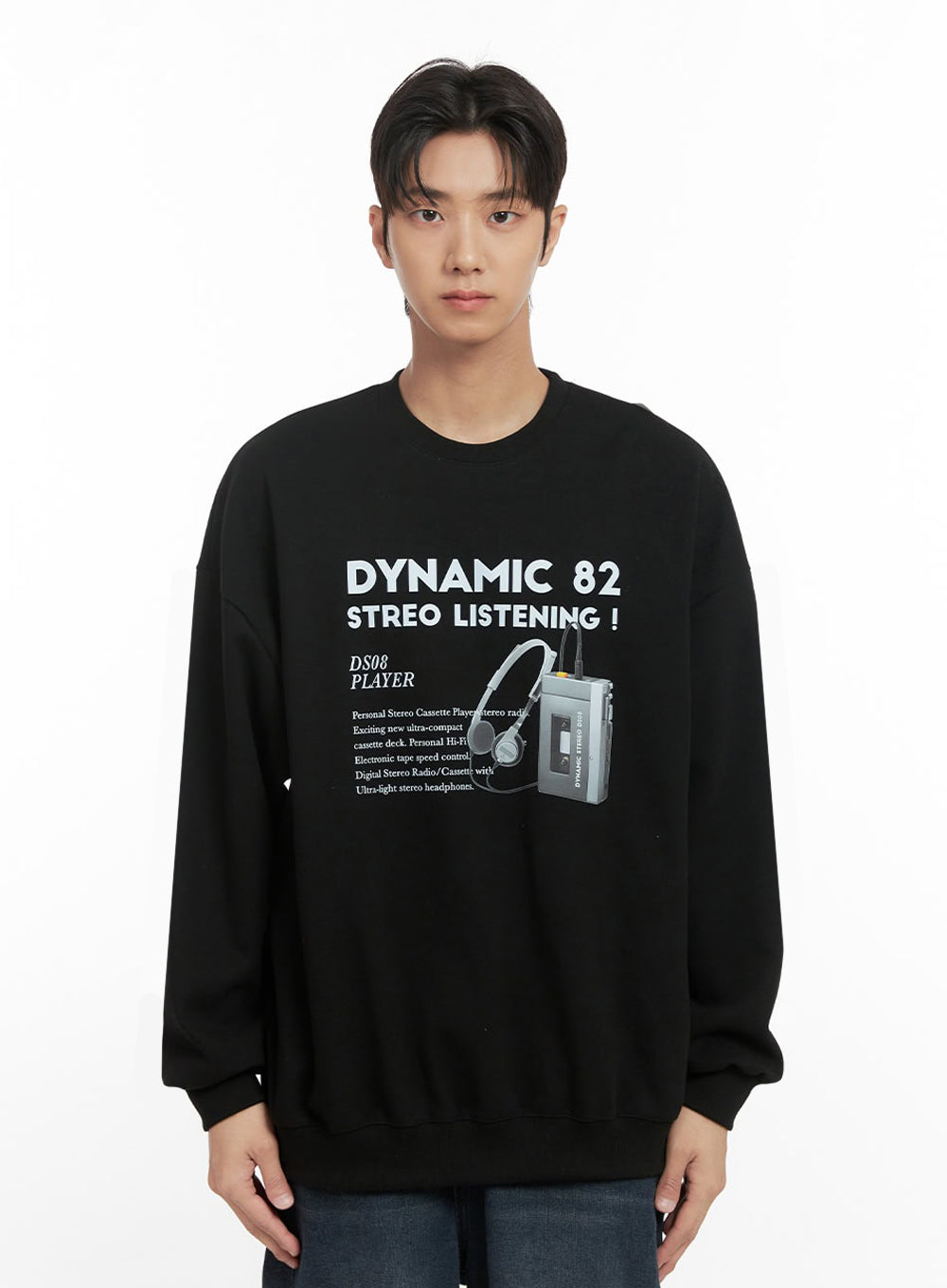Men's Graphic Cotton Sweatshirt ID406