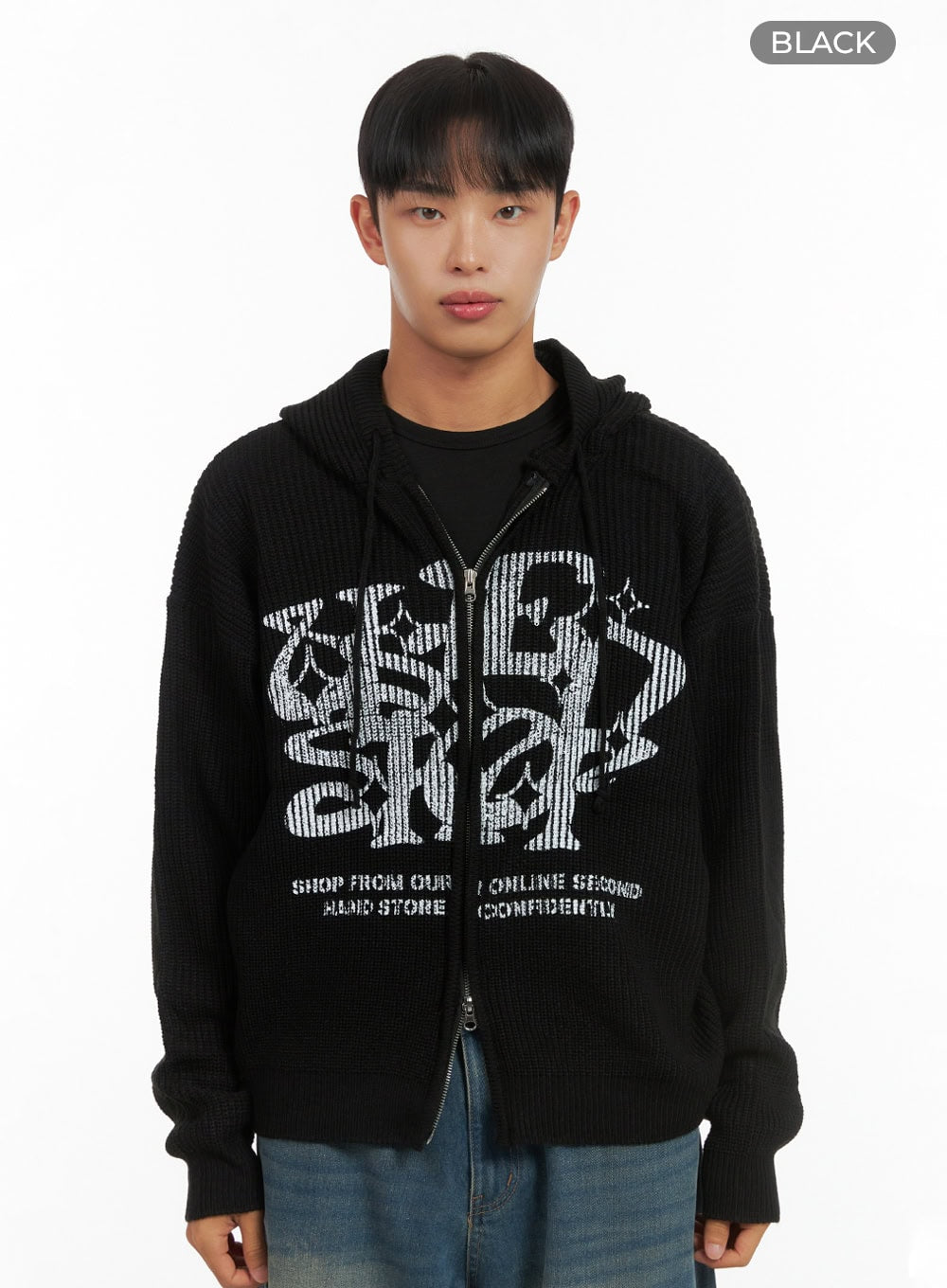 Men's Street Style Hoodie Knit  IS419
