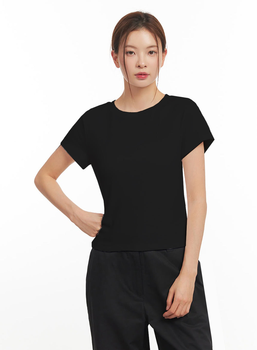 Basic Round Neck Tee IM513