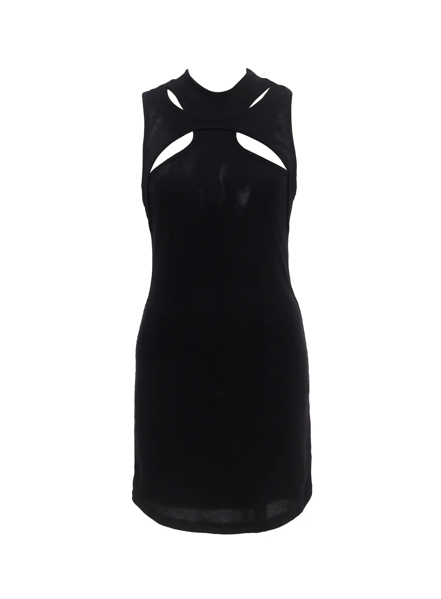 Cut-Out Halter Bodycon Dress IC503