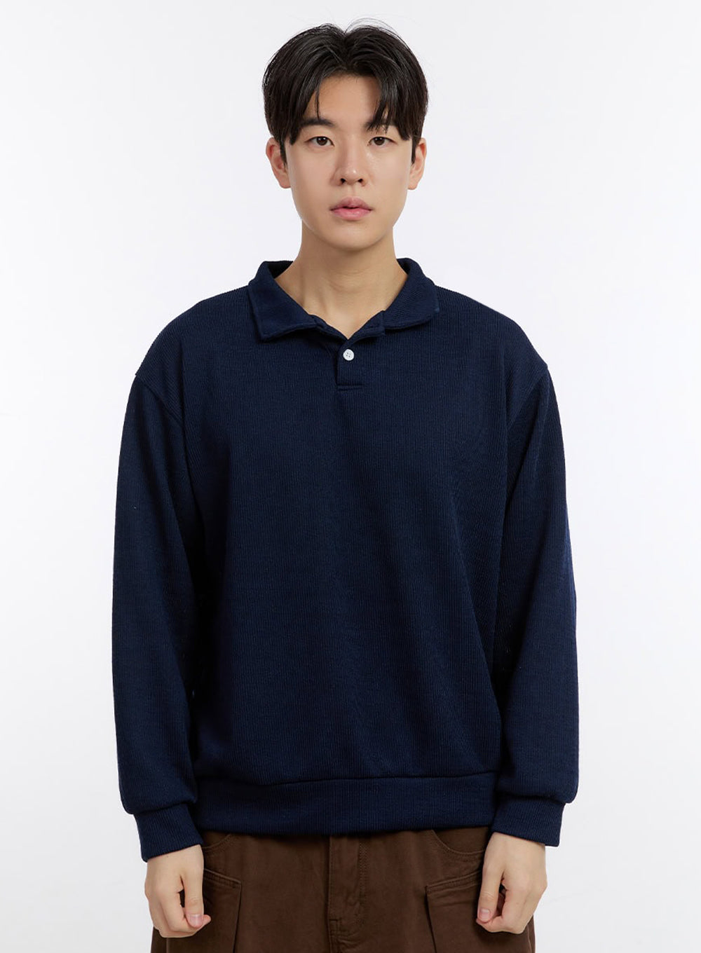 Men's Essential Collared Sweatshirt IM525