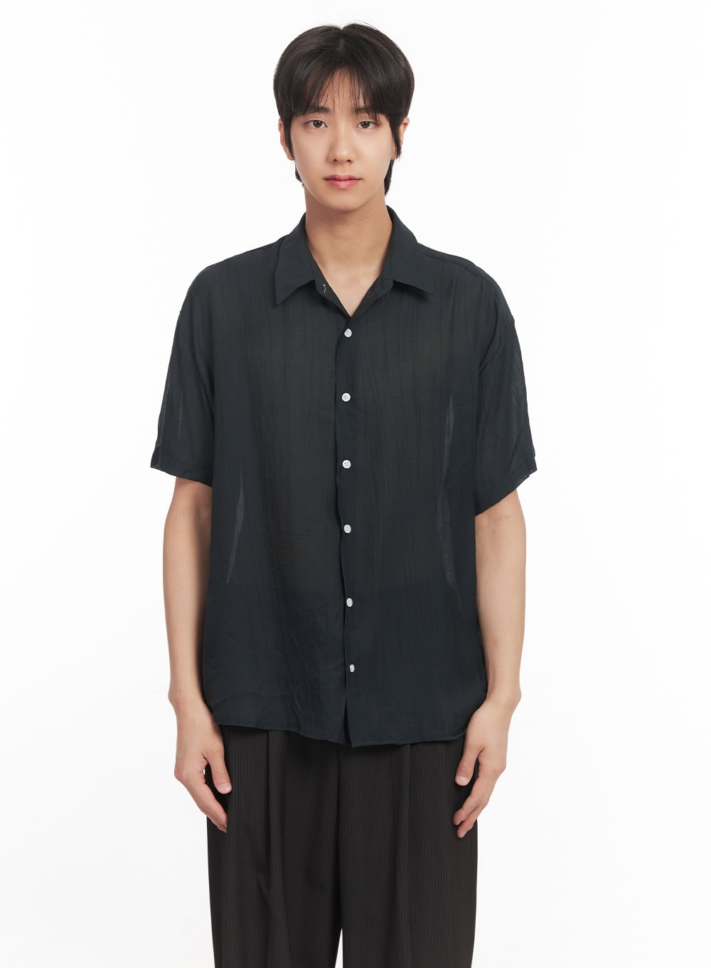 Men's Relaxed-Fit Collared Shirt IA510