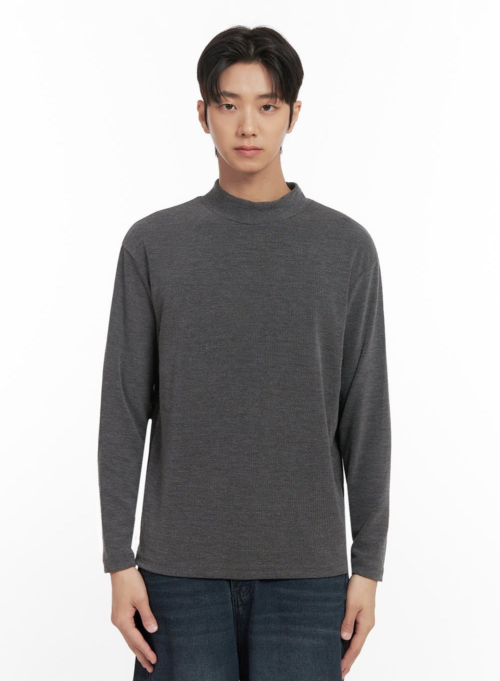 Men's Mock Neck Sweater ID406