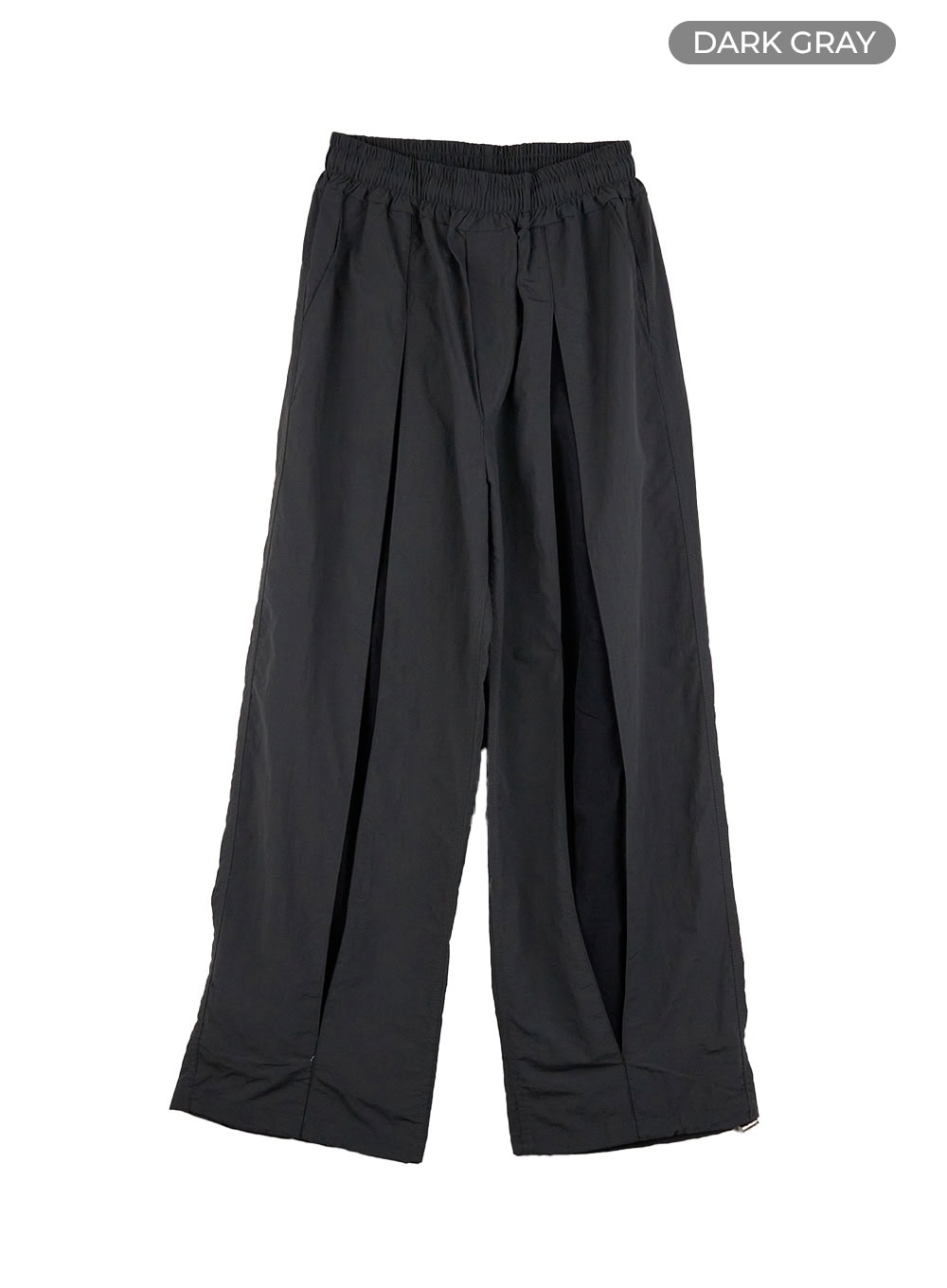 Men's Banded Mixed Color Nylon Wide Pants IS413