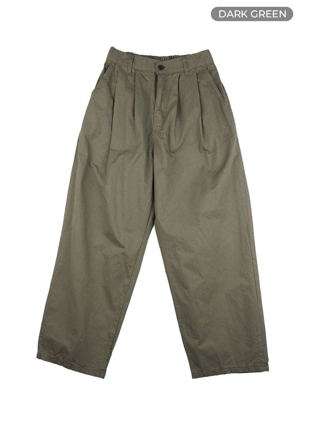 Men's Pintuck Wide Fit Cotton Pants IG402
