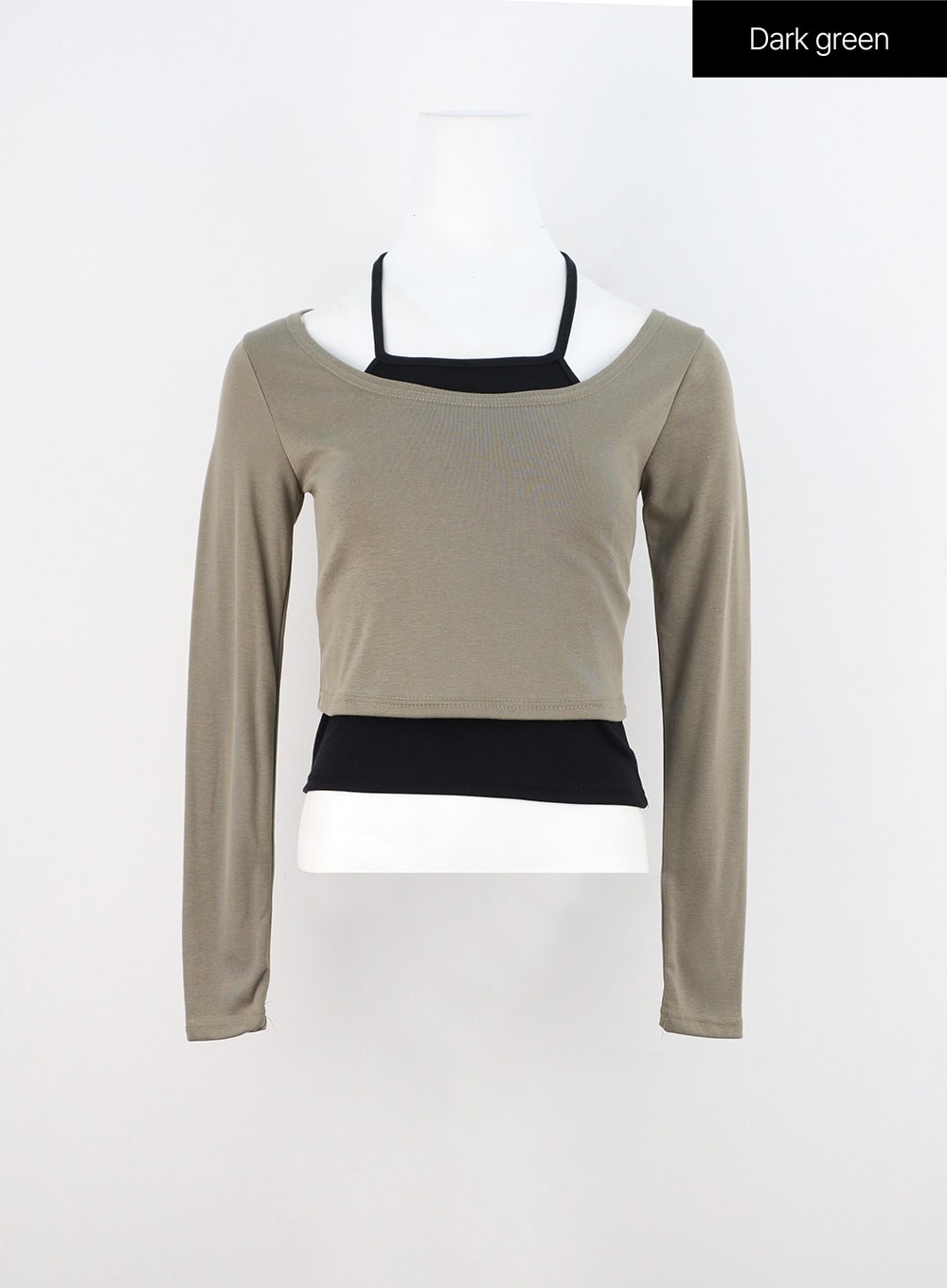 Layered U-Neck Tee IN314