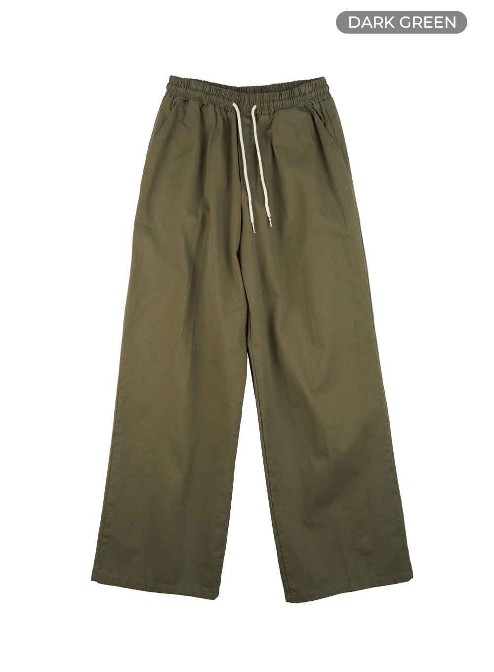 Men's Solid Wide-Fit Pants IG409