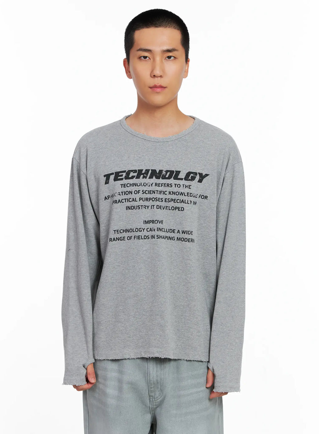 Men's Tech Graphic Long Sleeve Tee IS509