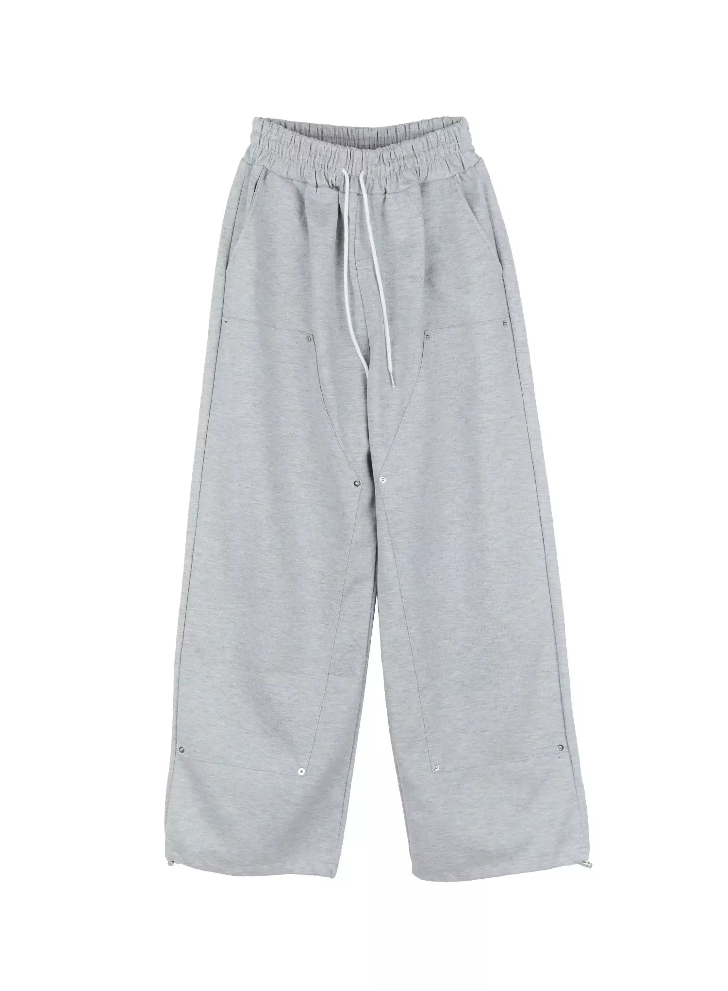 Wide-Leg Stud Accent Sweatpants IG508