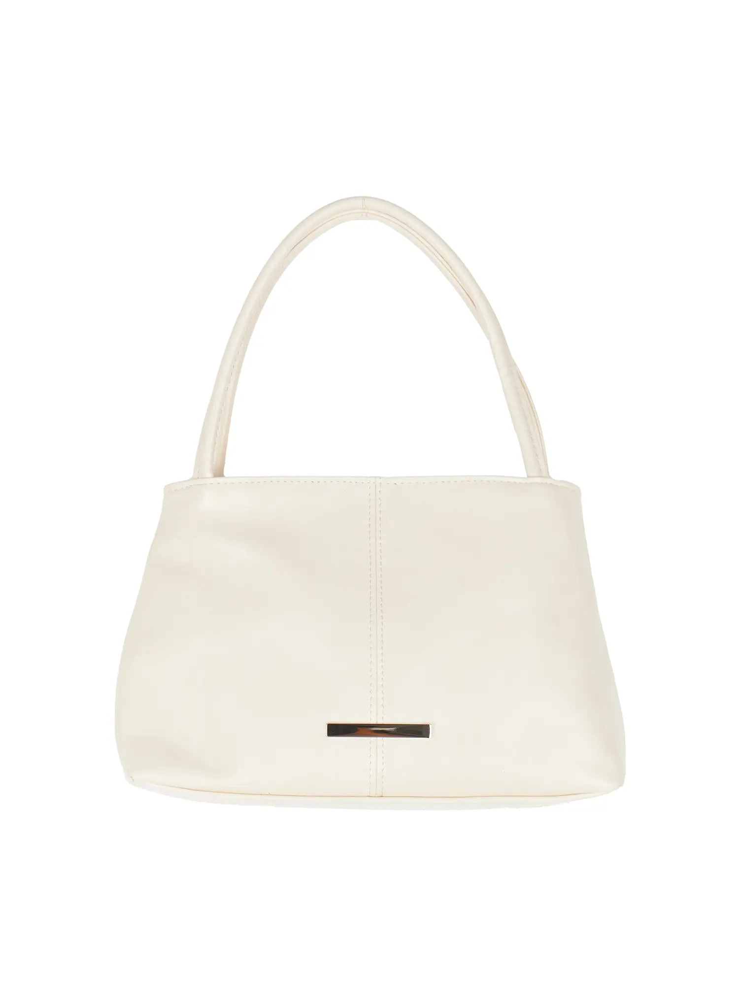 Faux Leather Square Shoulder Bag IU509