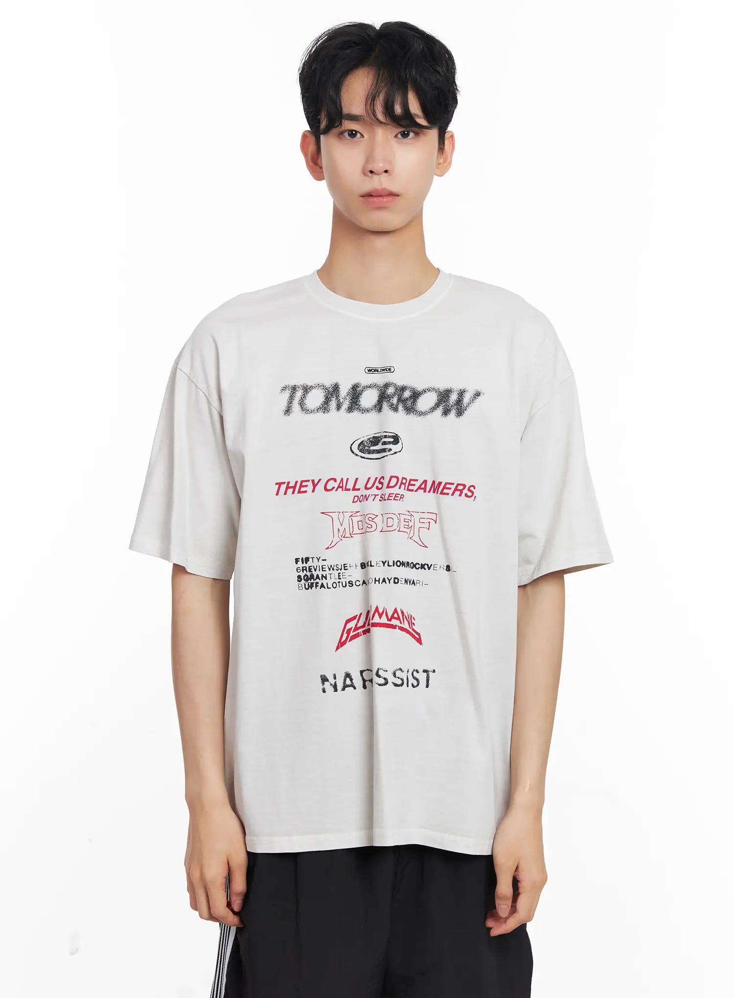 Men's Washed Graphic Tee IL501