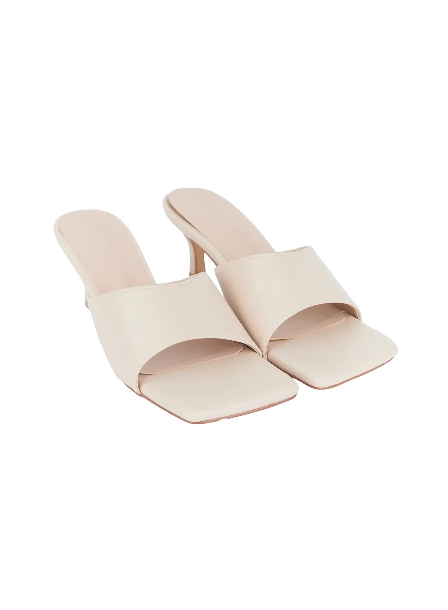 Square-Toe Mule Sandals IS516